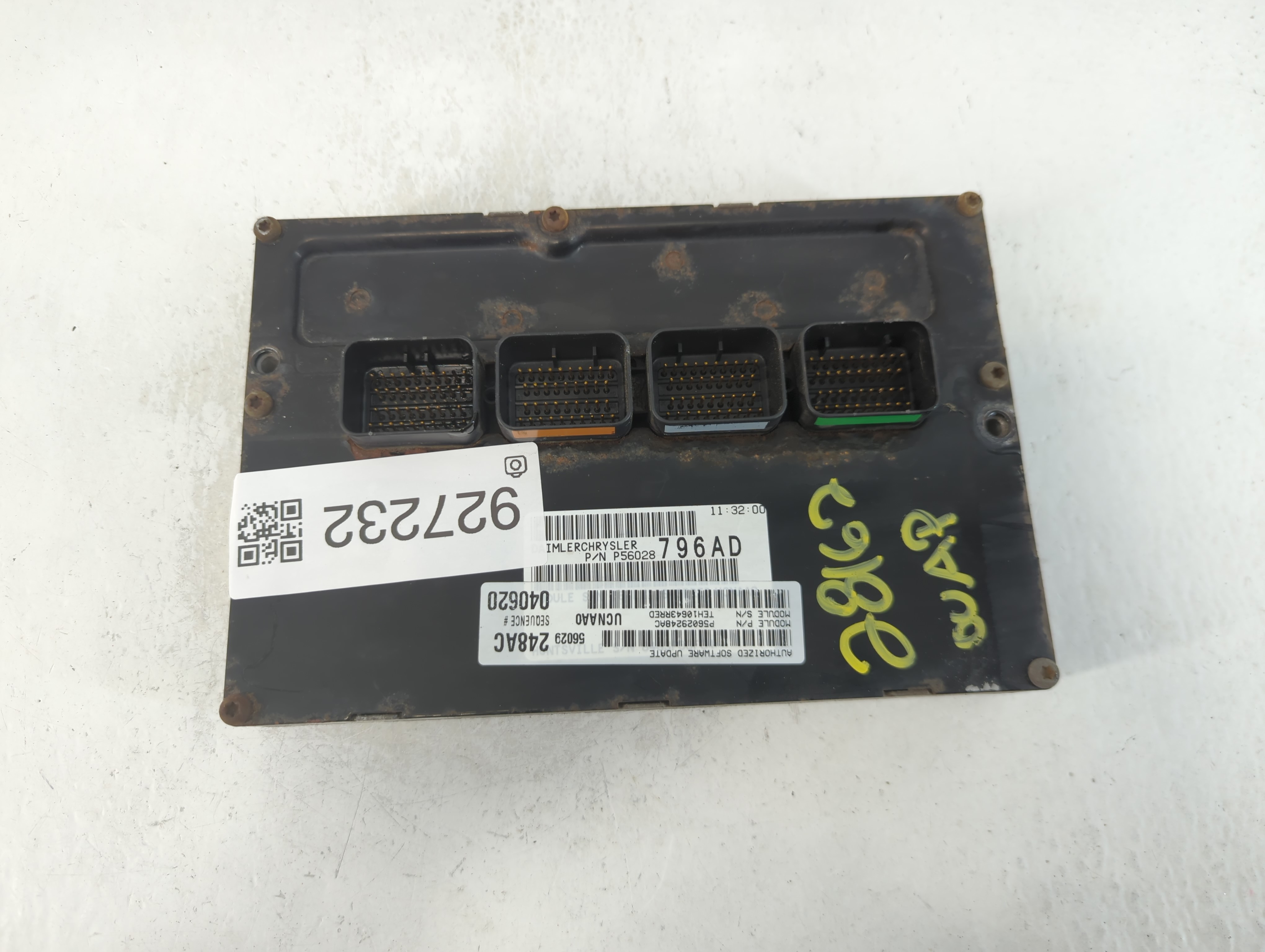 2004-2004 Dodge Ram 1500 Engine Control Computer Ecu Pcm Ecm Pcu Oem 927232 - Oemusedautoparts1.com