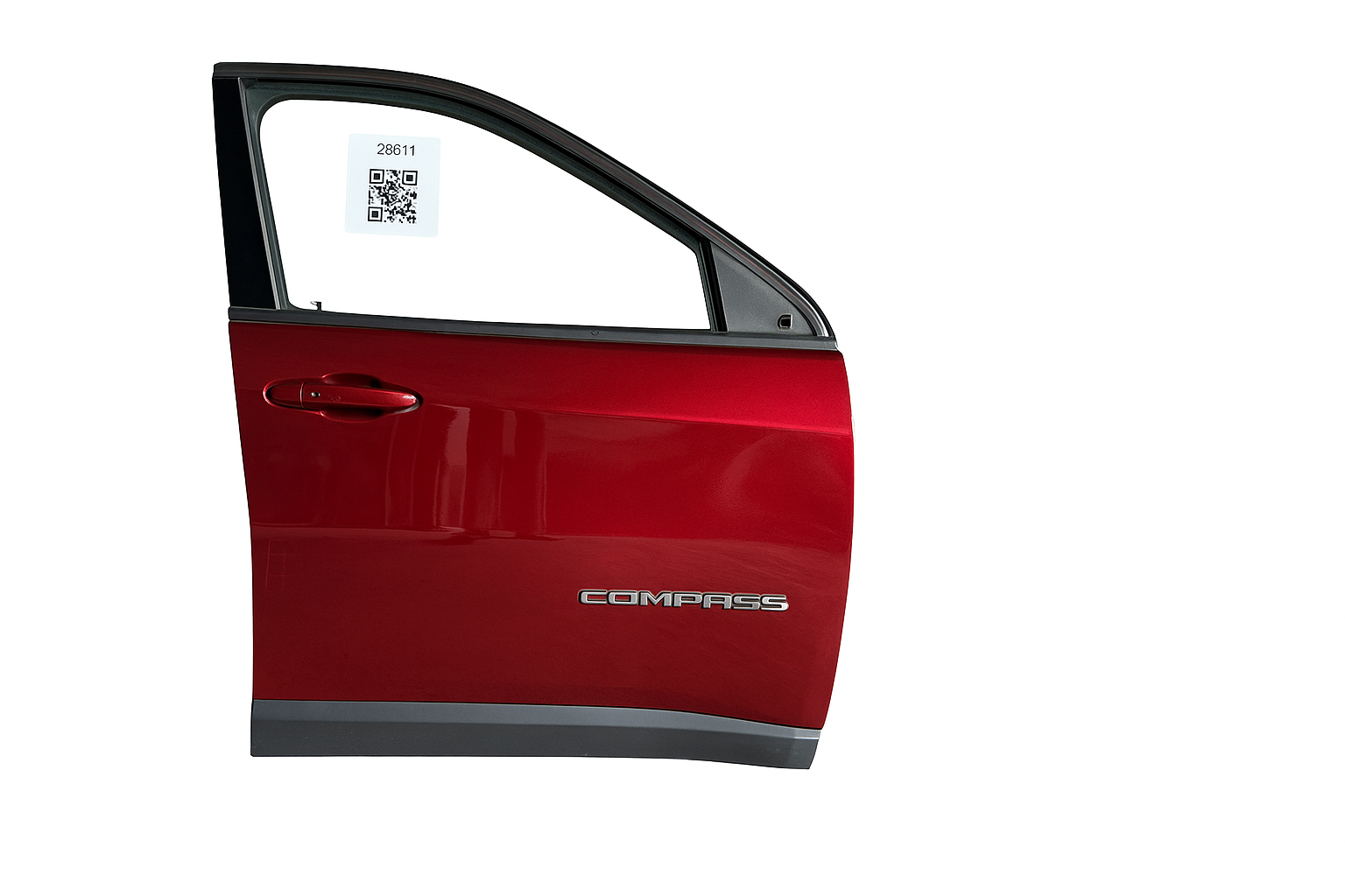 2022 Jeep Compass Passenger Front Door Oem Red 927339 - Oemusedautoparts1.com