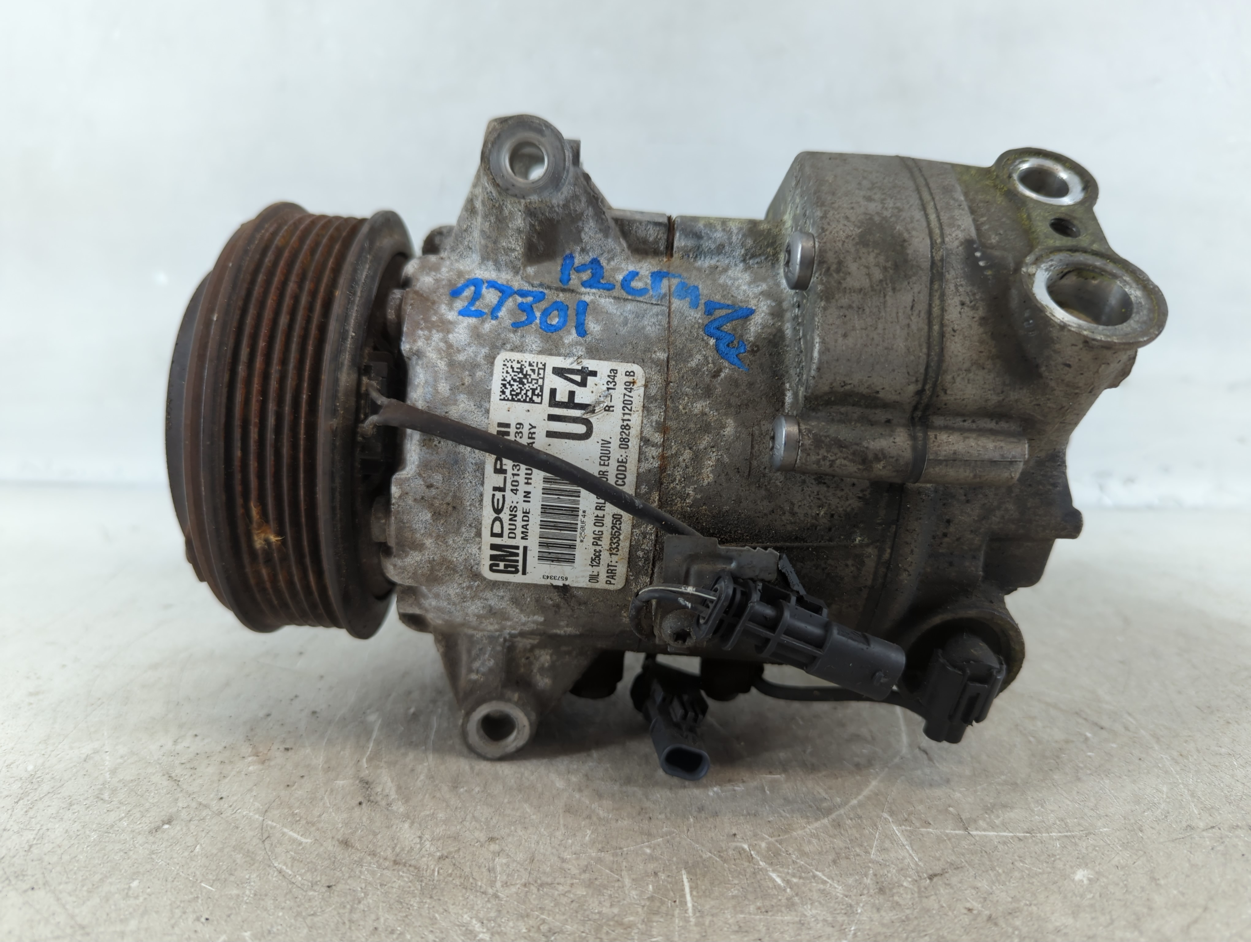 2012-2016 Chevrolet Cruze Air Conditioning A/c Ac Compressor Oem 928342 - Oemusedautoparts1.com
