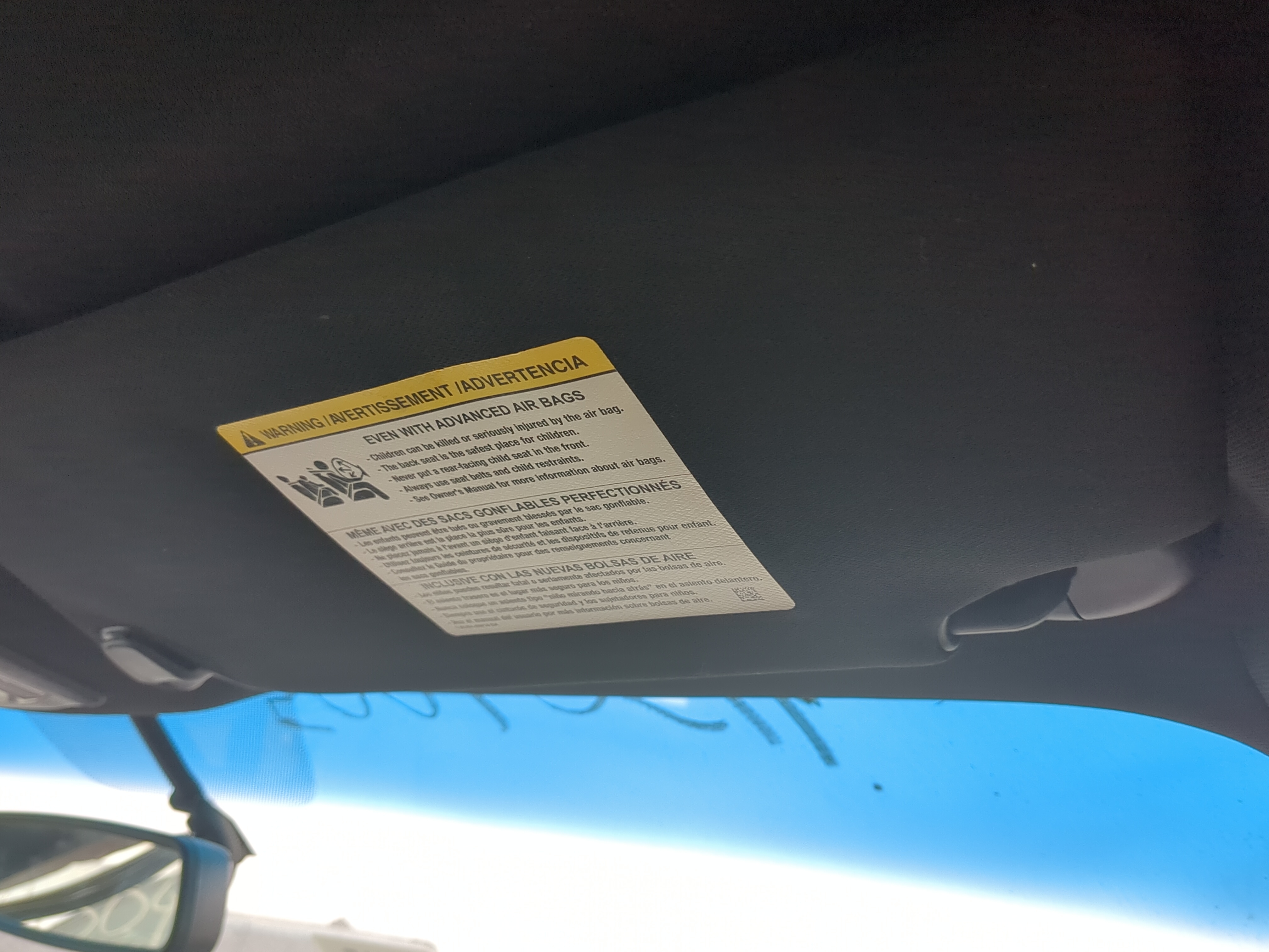 Picture of 2017 Ford Explorer Passenger Sun Visor Mirror Right Sunvisor 928825