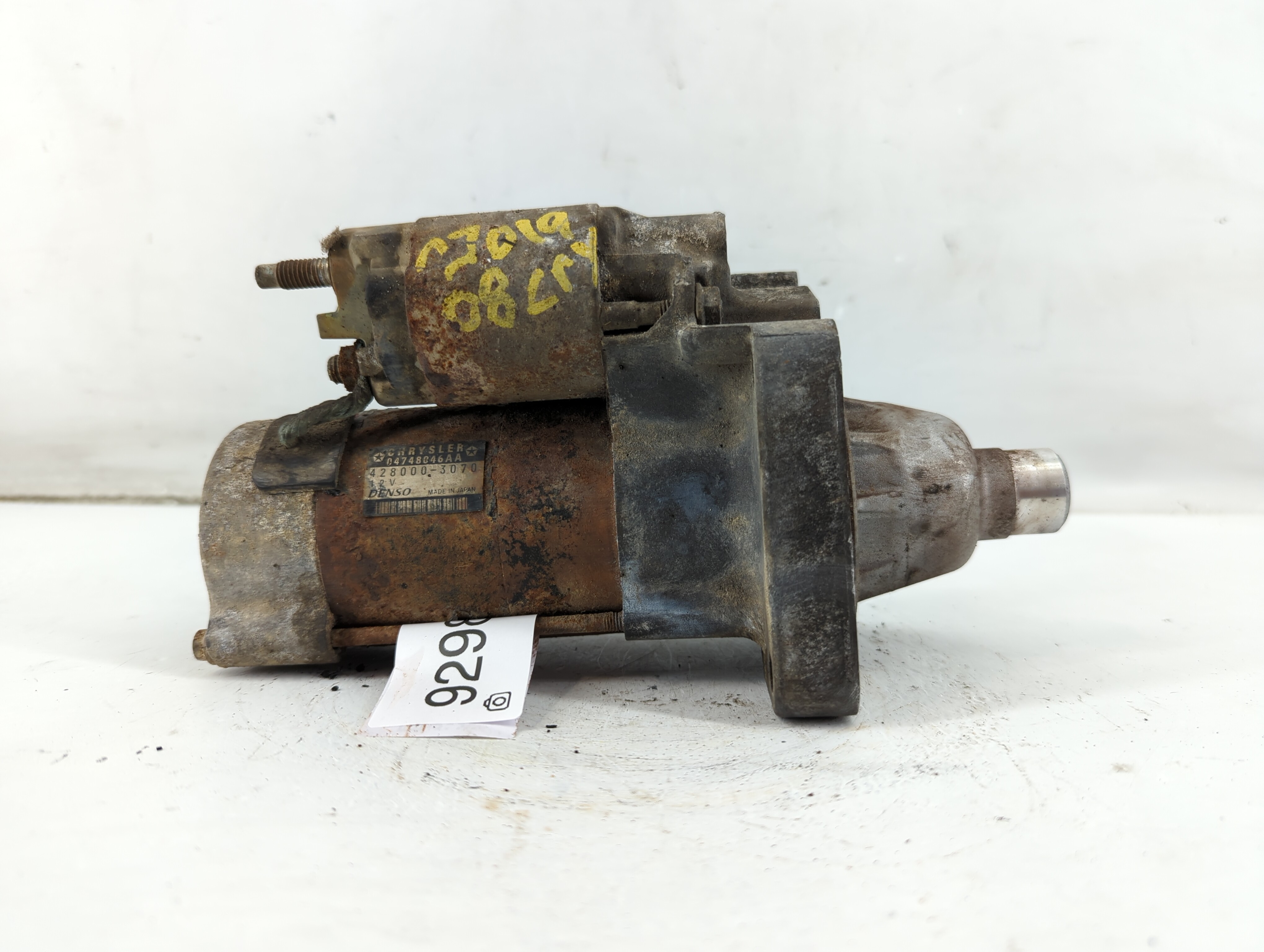 2006-2010 Chrysler Town & Country Car Starter Motor Solenoid Oem 929891 - Oemusedautoparts1.com
