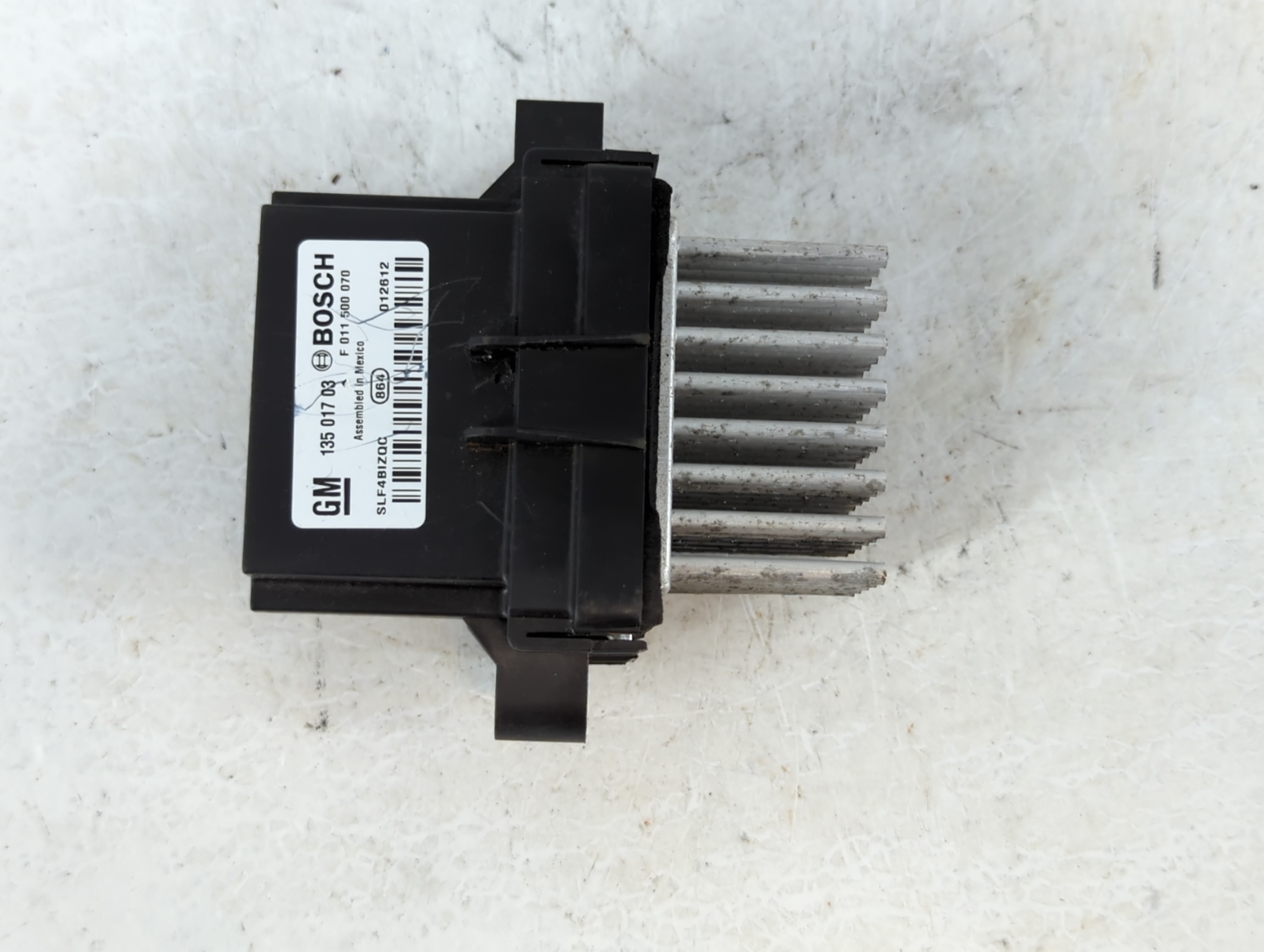 2007-2012 Gmc Acadia Heater Rear Ac Blower Motor 929924 - Oemusedautoparts1.com