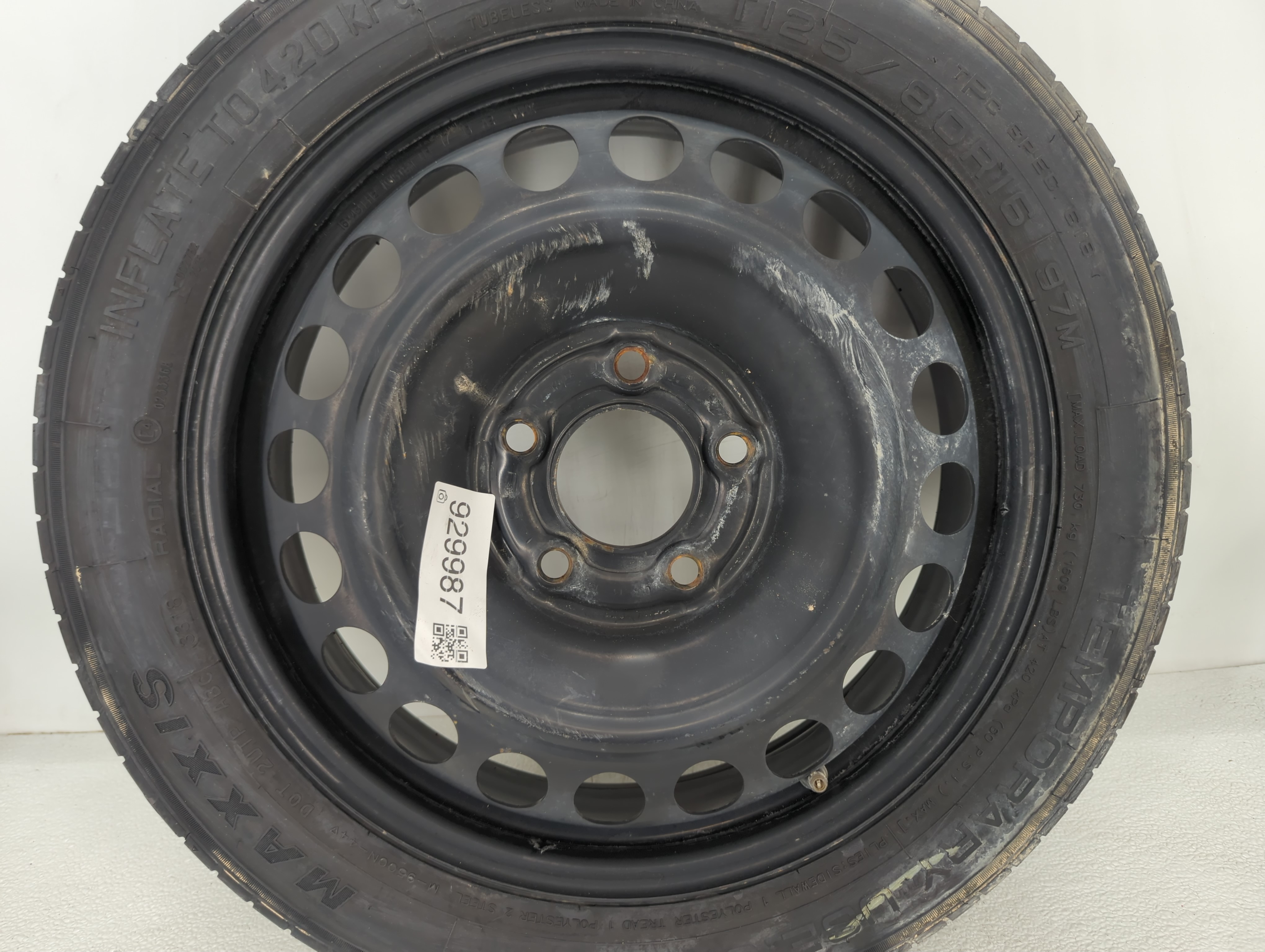 2019-2022 Chevrolet Malibu Spare Donut Tire Wheel Rim Oem 929987 - Oemusedautoparts1.com