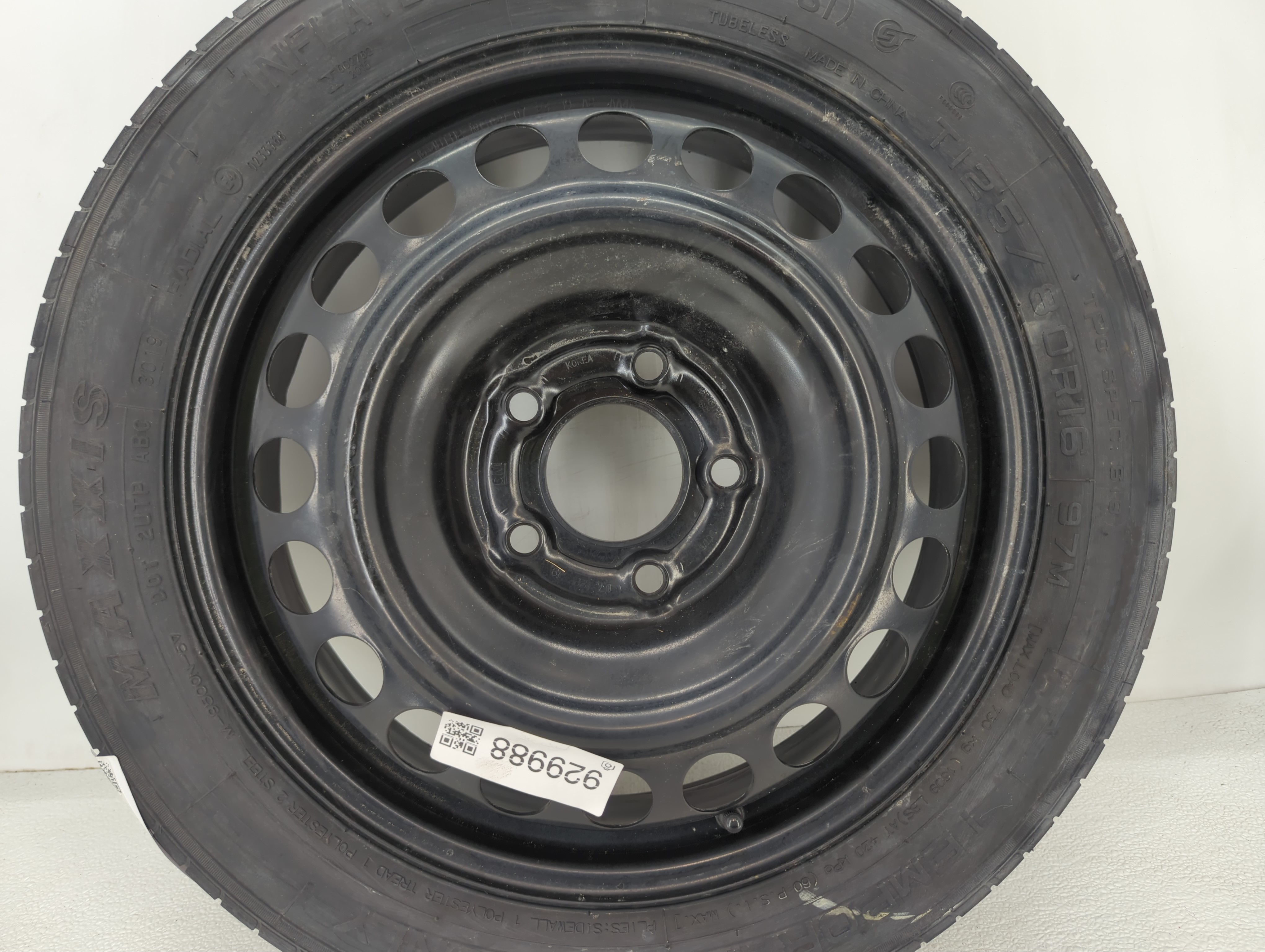 2019-2022 Chevrolet Malibu Spare Donut Tire Wheel Rim Oem 929988 - Oemusedautoparts1.com
