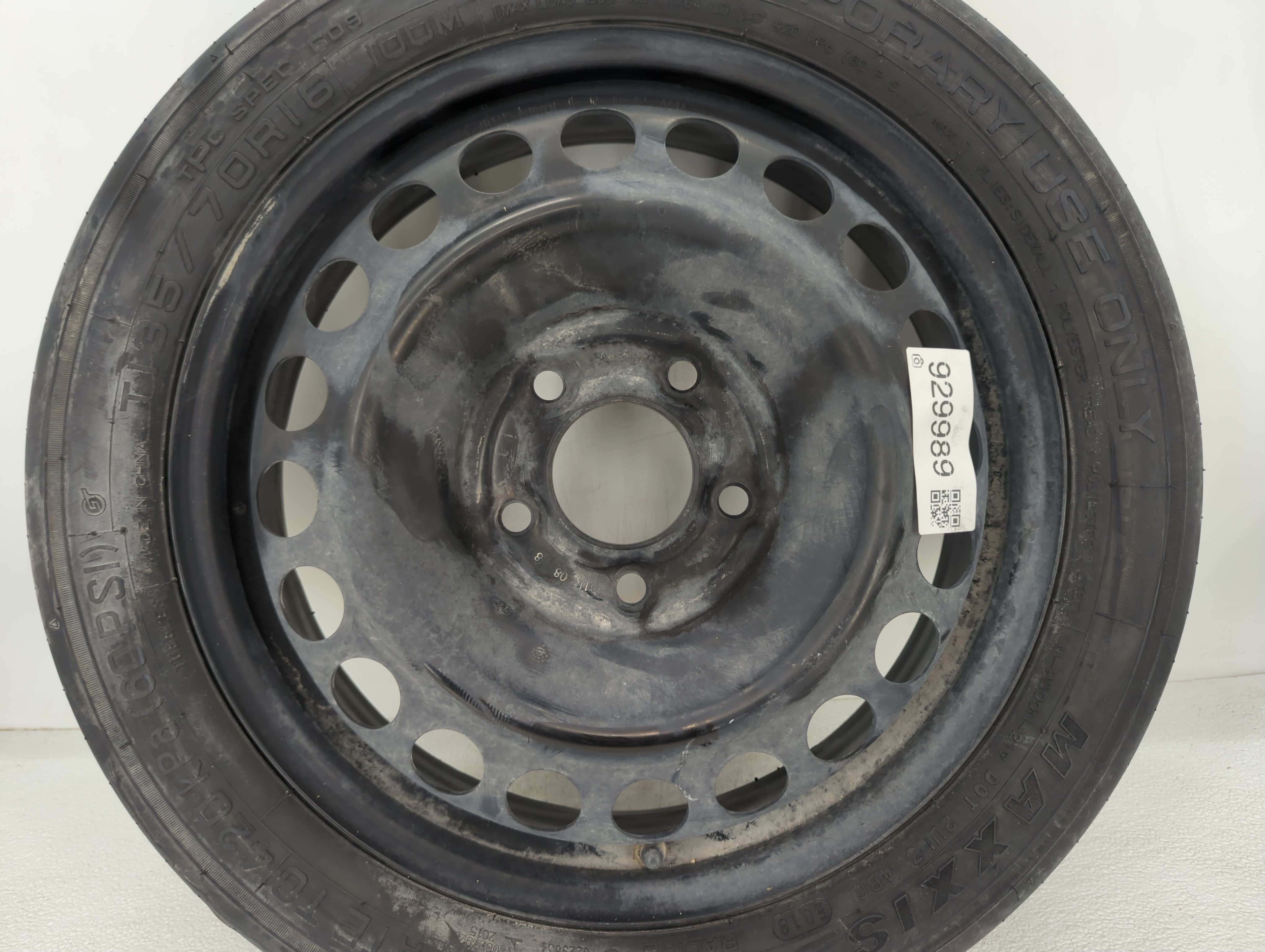 2018-2022 Chevrolet Equinox Spare Donut Tire Wheel Rim Oem 929989 - Oemusedautoparts1.com