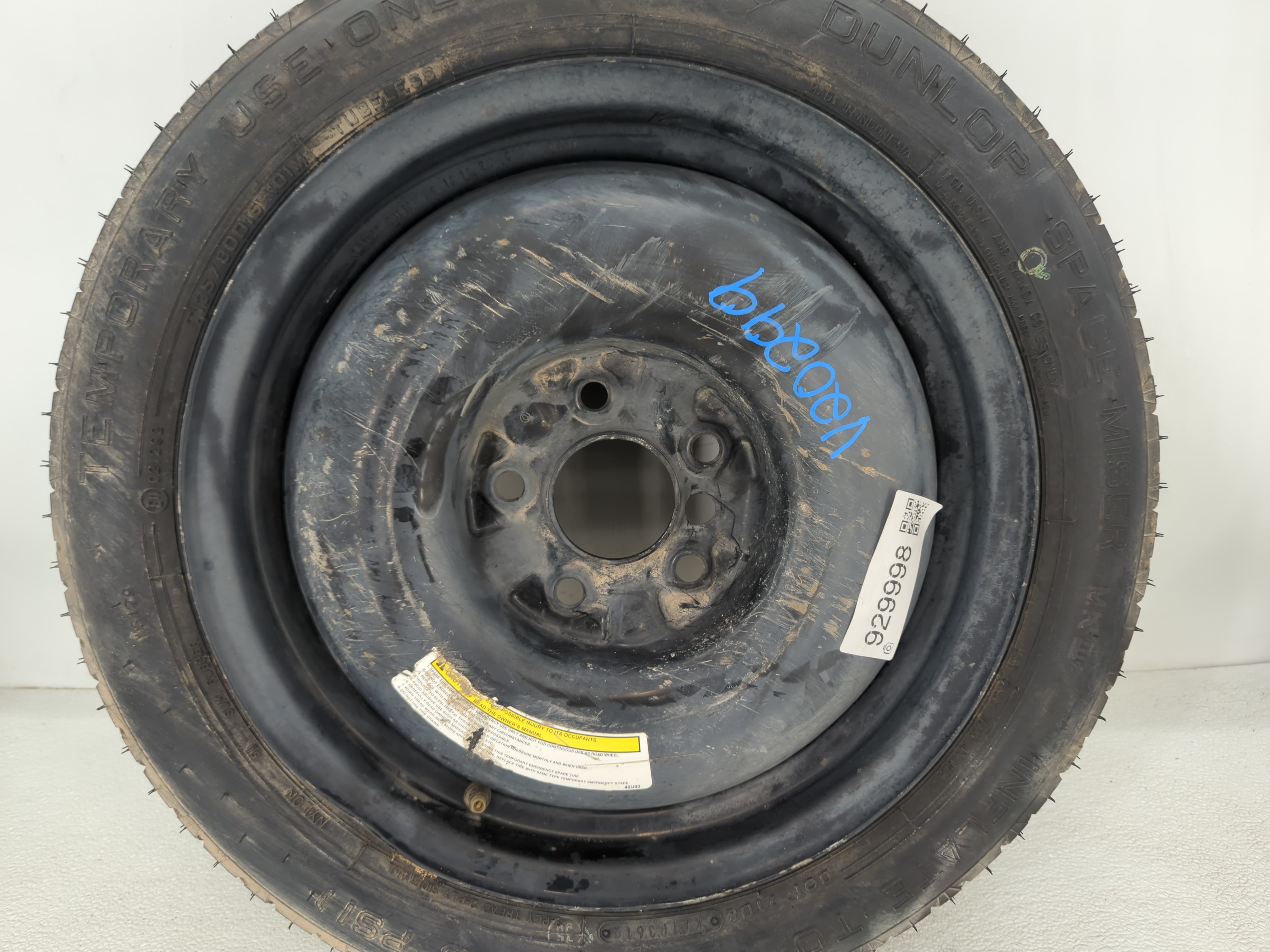 2011-2017 Nissan Quest Spare Donut Tire Wheel Rim Oem 929998 - Oemusedautoparts1.com