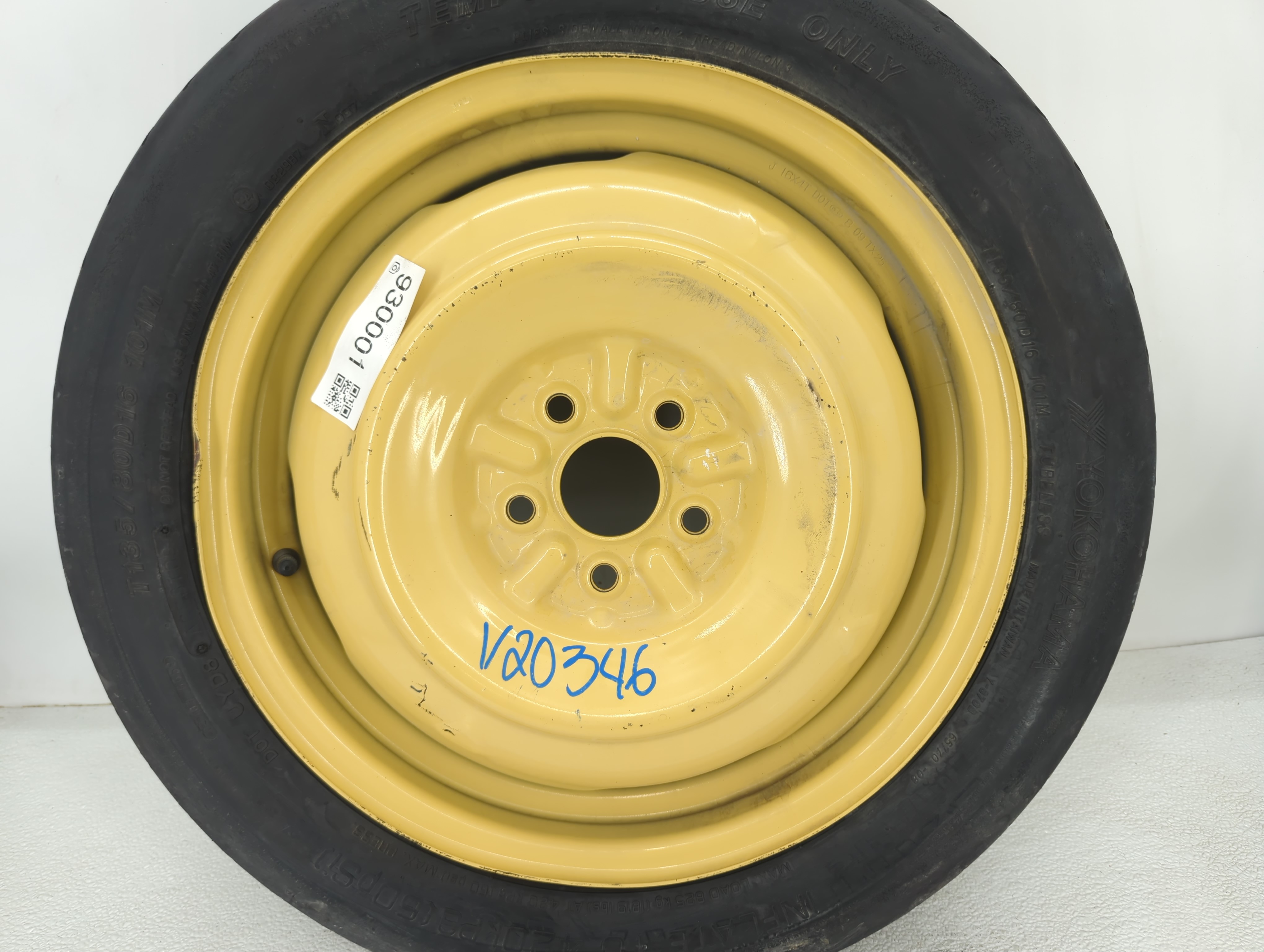 2004-2015 Toyota Prius Spare Donut Tire Wheel Rim Oem 930001 - Oemusedautoparts1.com