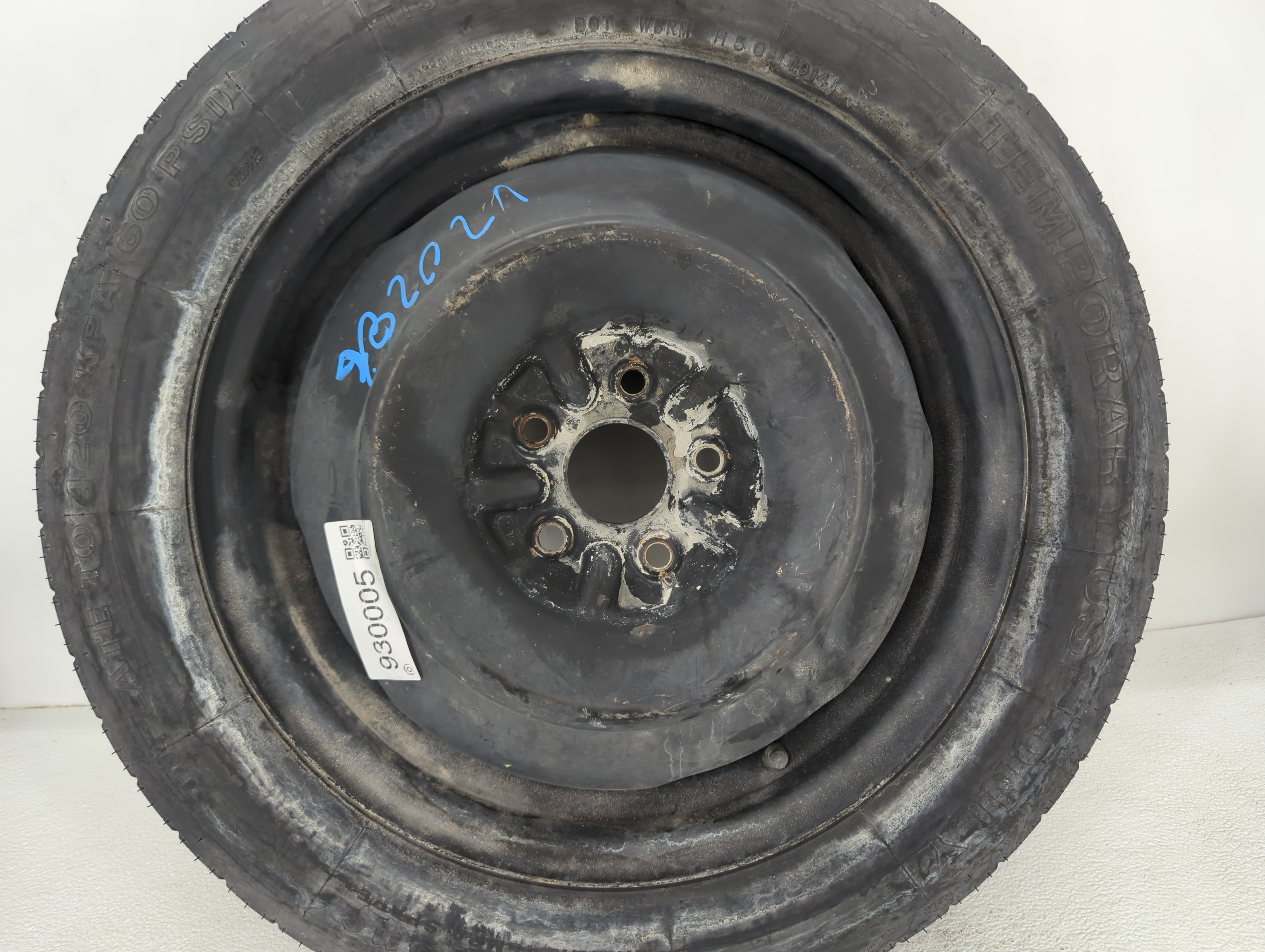 2016-2022 Toyota Prius Spare Donut Tire Wheel Rim Oem 930005 - Oemusedautoparts1.com