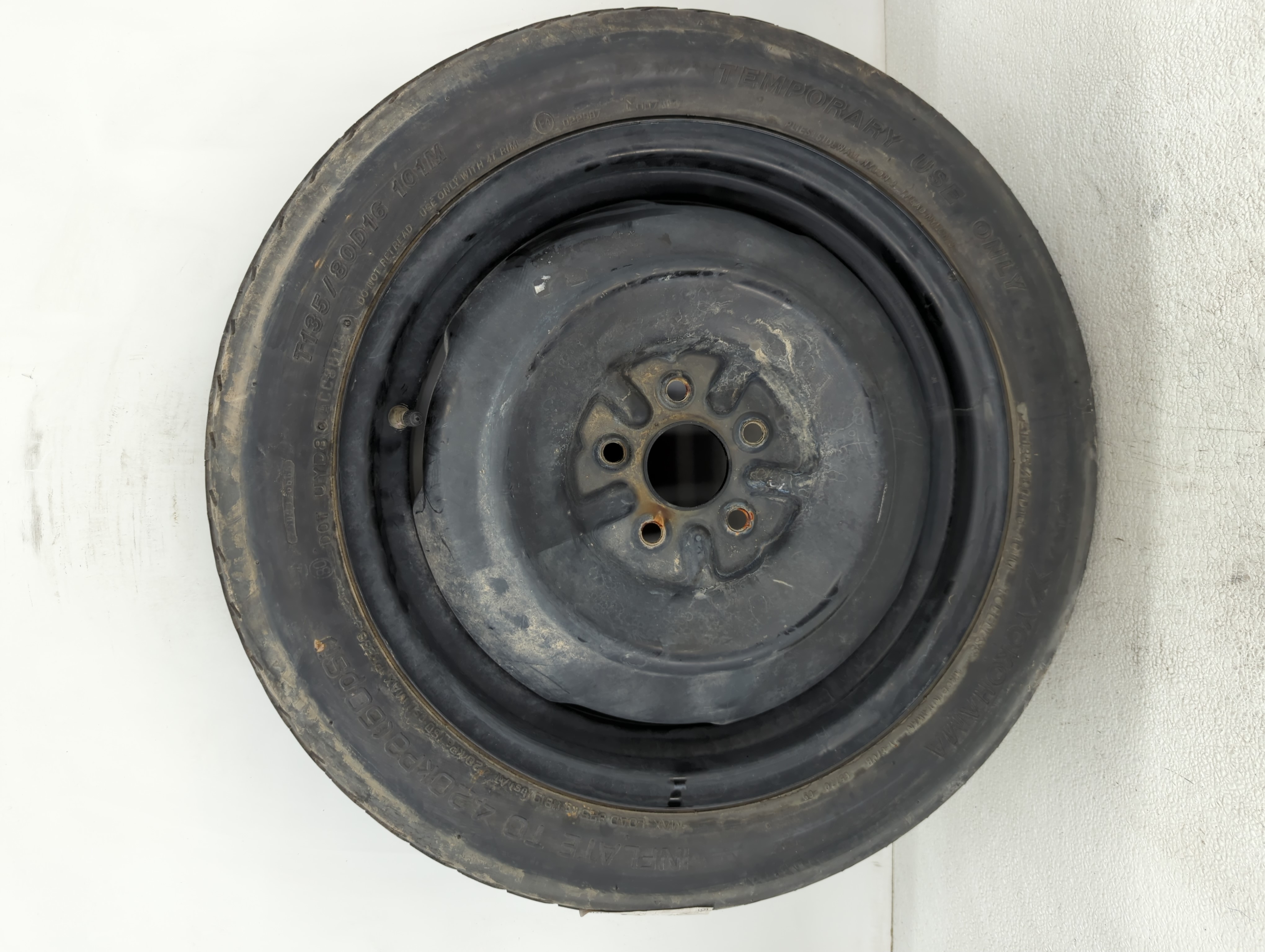 2004-2015 Toyota Prius Spare Donut Tire Wheel Rim Oem 930010 - Oemusedautoparts1.com