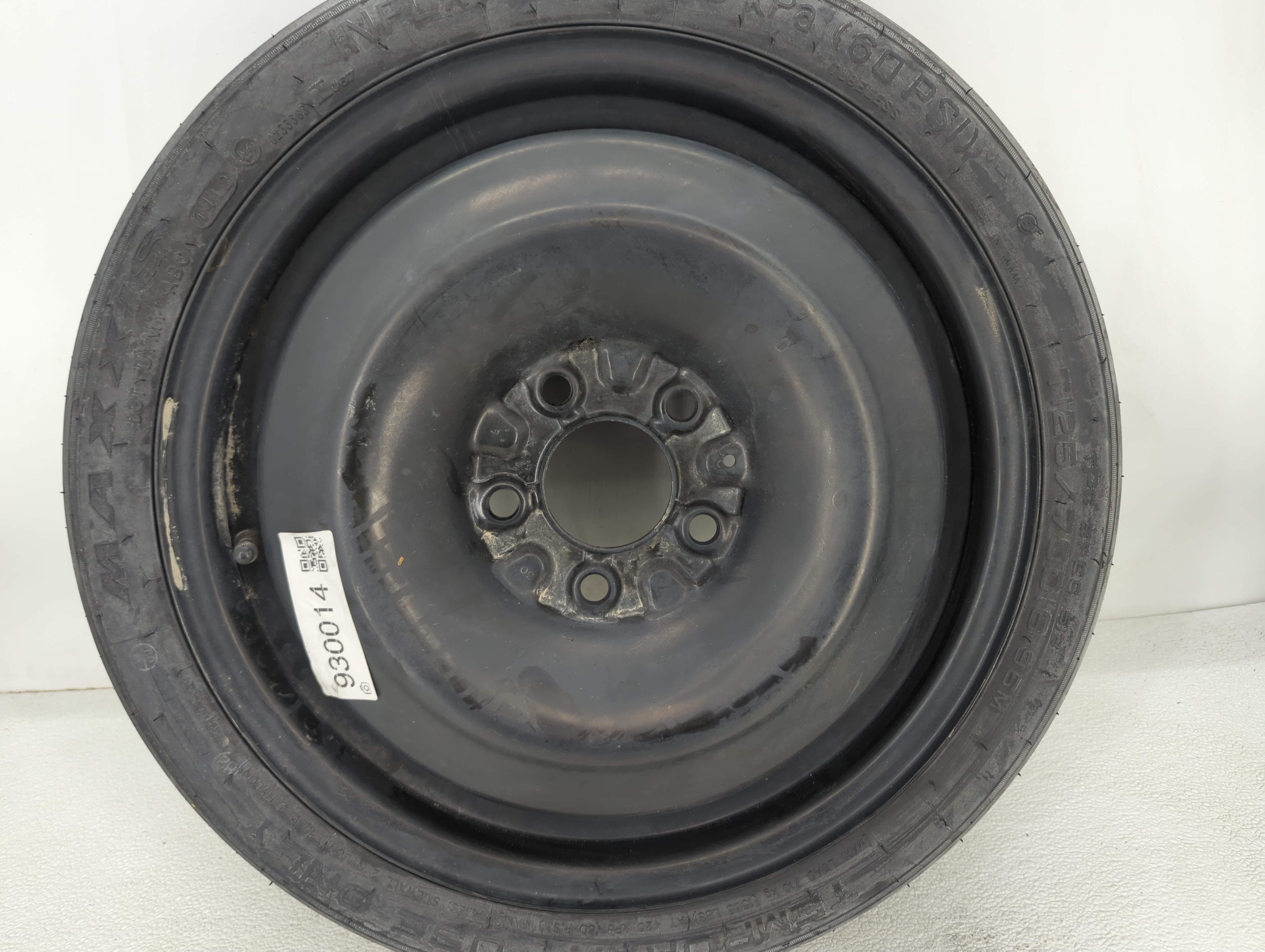 2012-2012 Chevrolet Malibu Spare Donut Tire Wheel Rim Oem 930014 - Oemusedautoparts1.com