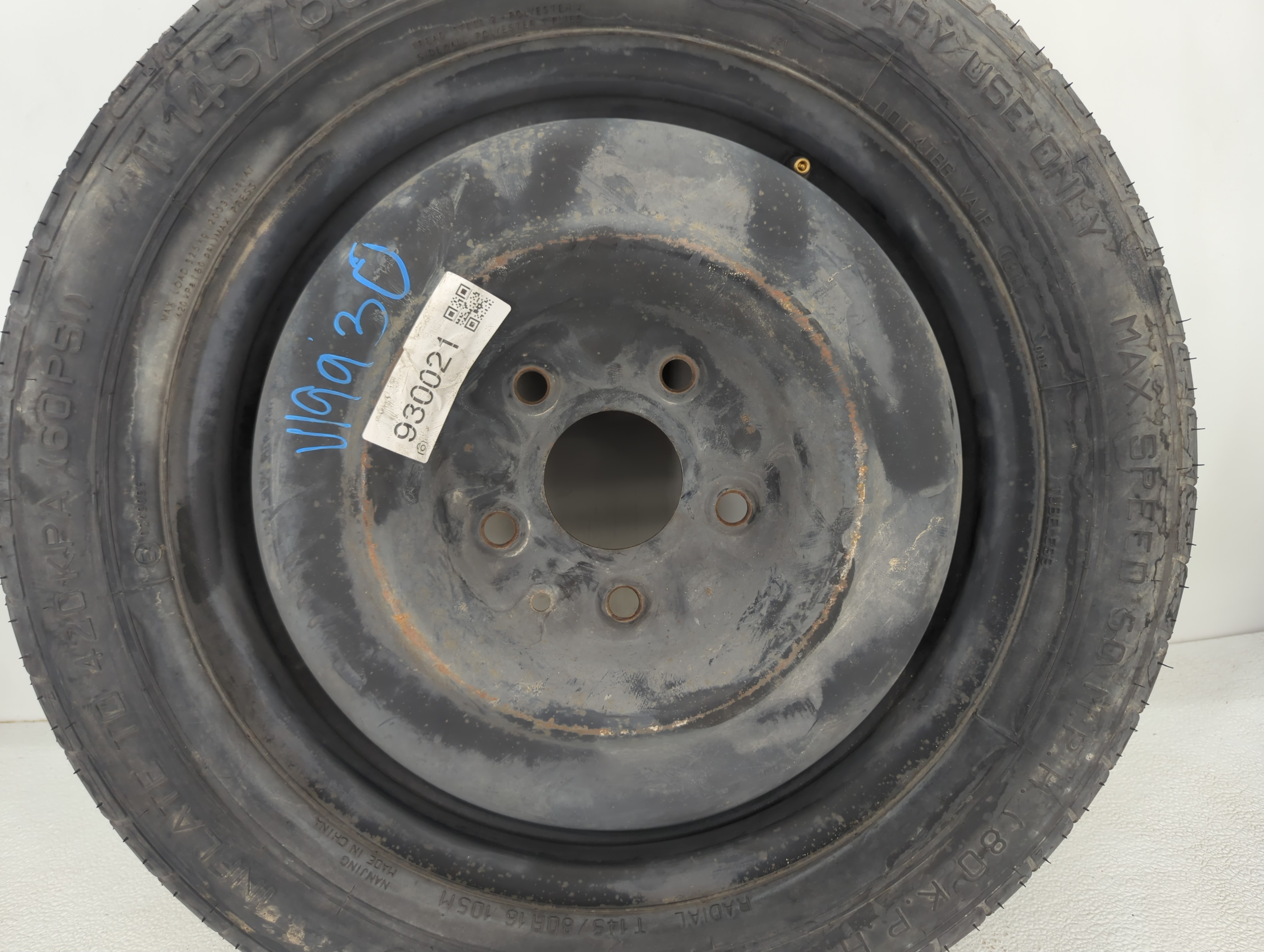 2009-2014 Dodge Journey Spare Donut Tire Wheel Rim Oem 930021 - Oemusedautoparts1.com
