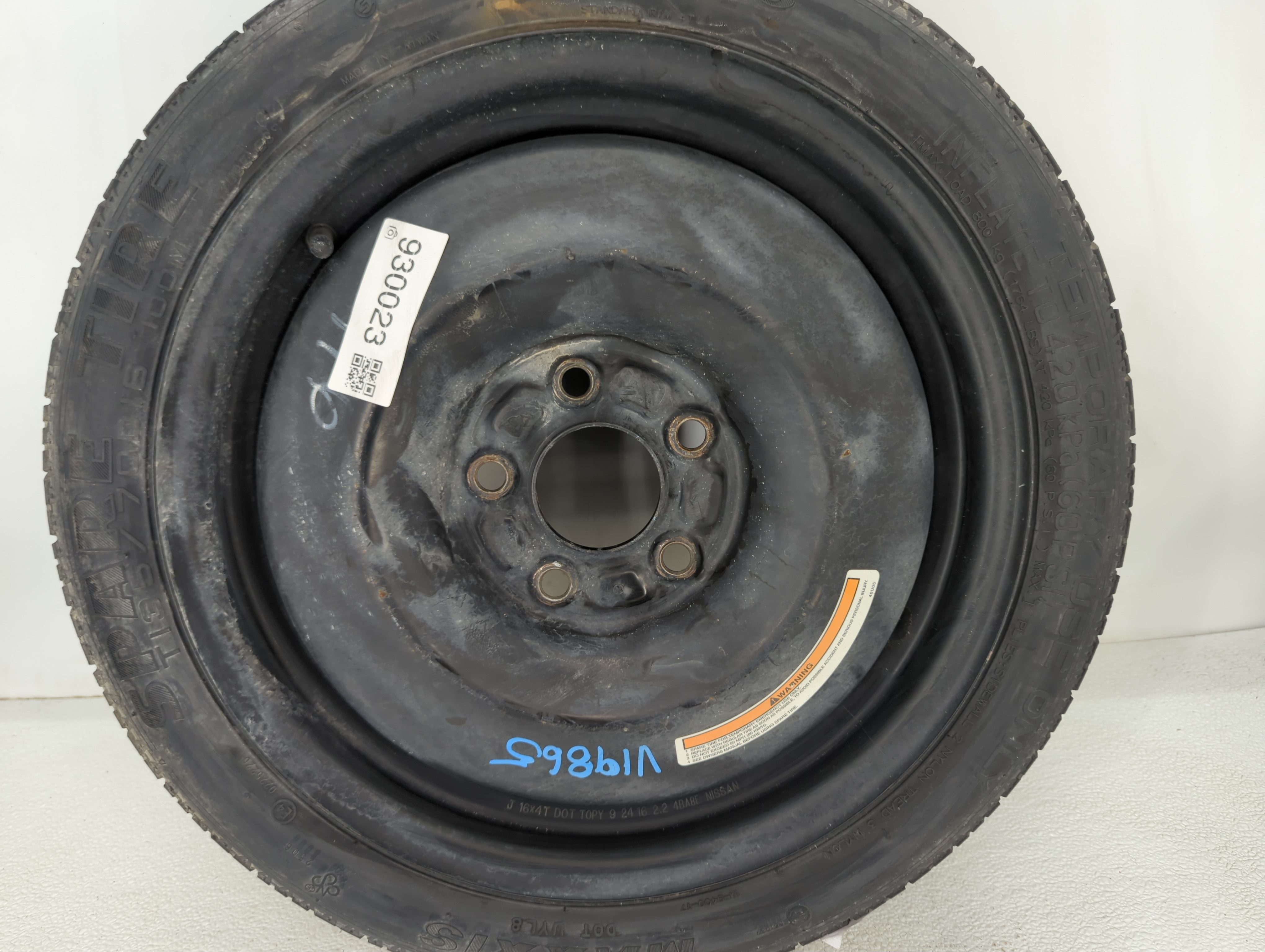 Picture of 2002-2022 Nissan Altima Spare Donut Tire Wheel Rim Oem 930023