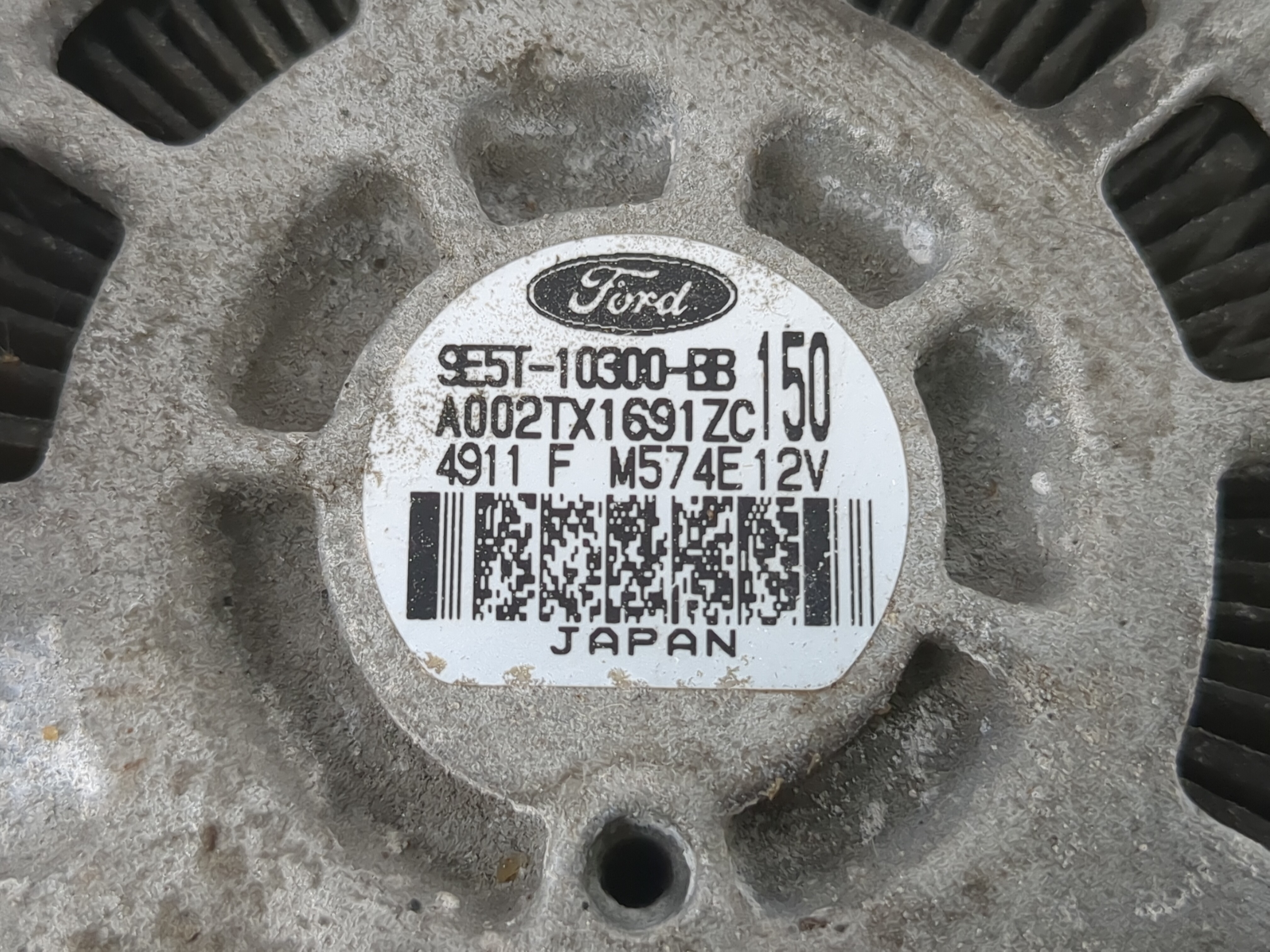 Picture of 2010-2012 Ford Fusion Alternator Generator Charging Assembly Engine Oem 931771