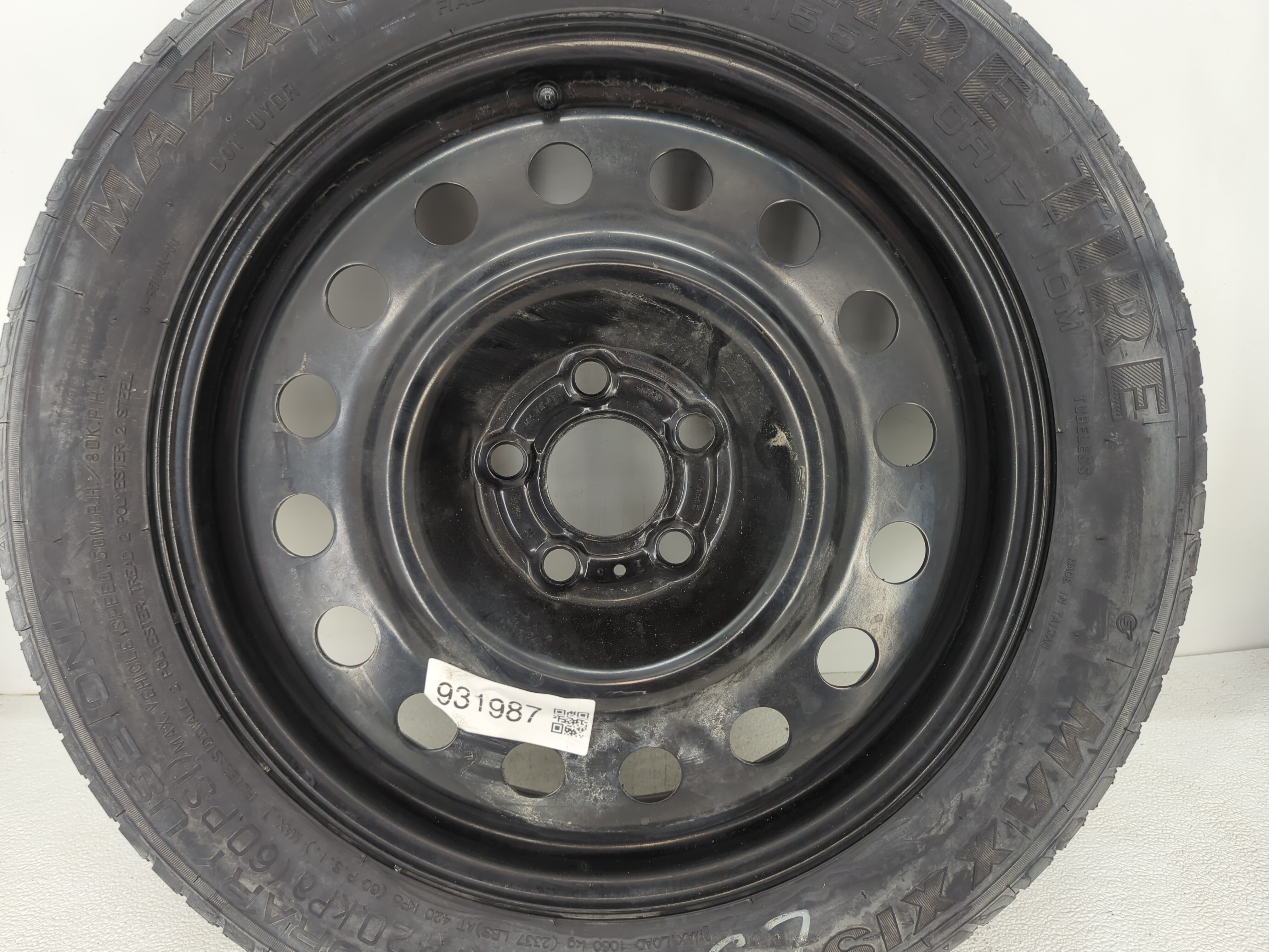 2015-2022 Ford Edge Spare Donut Tire Wheel Rim Oem 931987 - Oemusedautoparts1.com