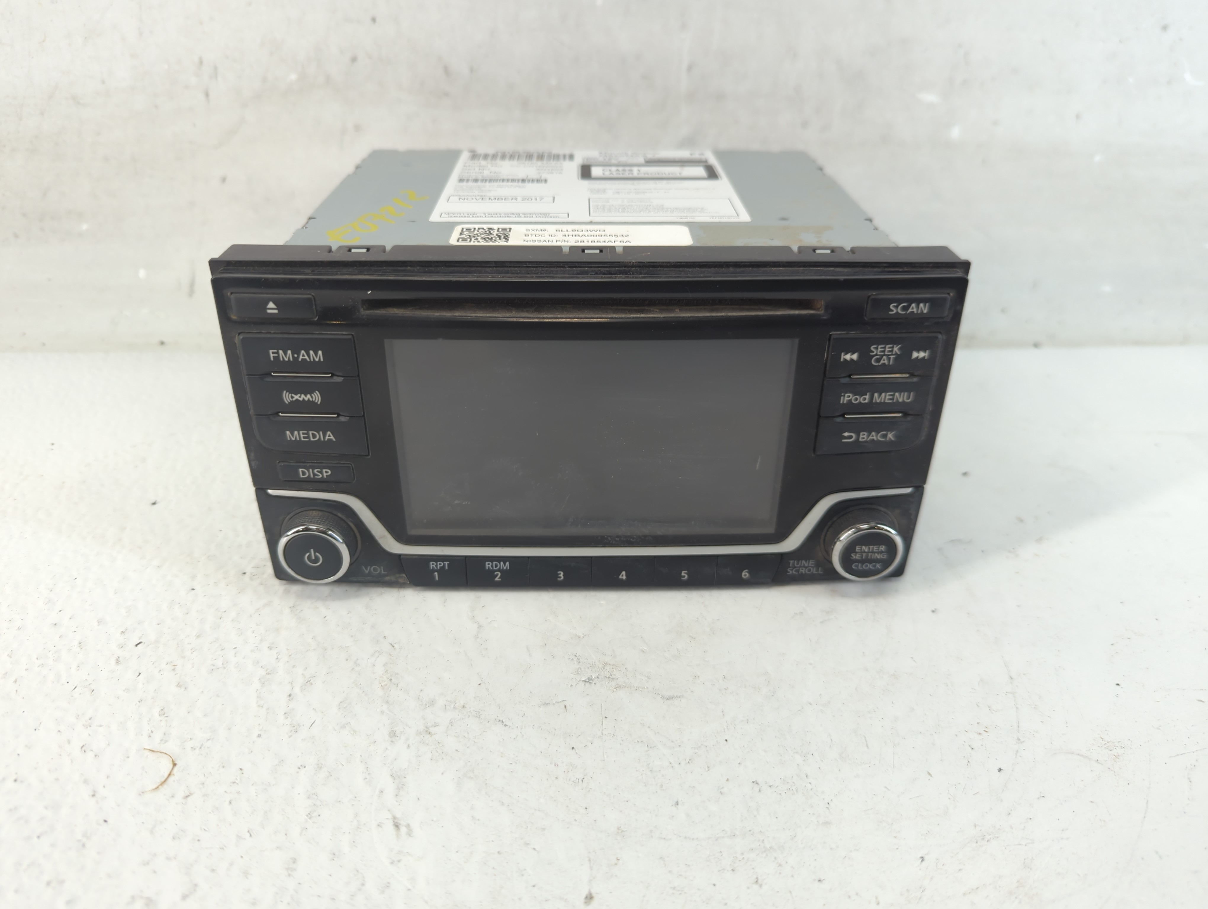 2018-2019 Nissan Sentra Am Fm Cd Player Radio Receiver 932984 - Oemusedautoparts1.com