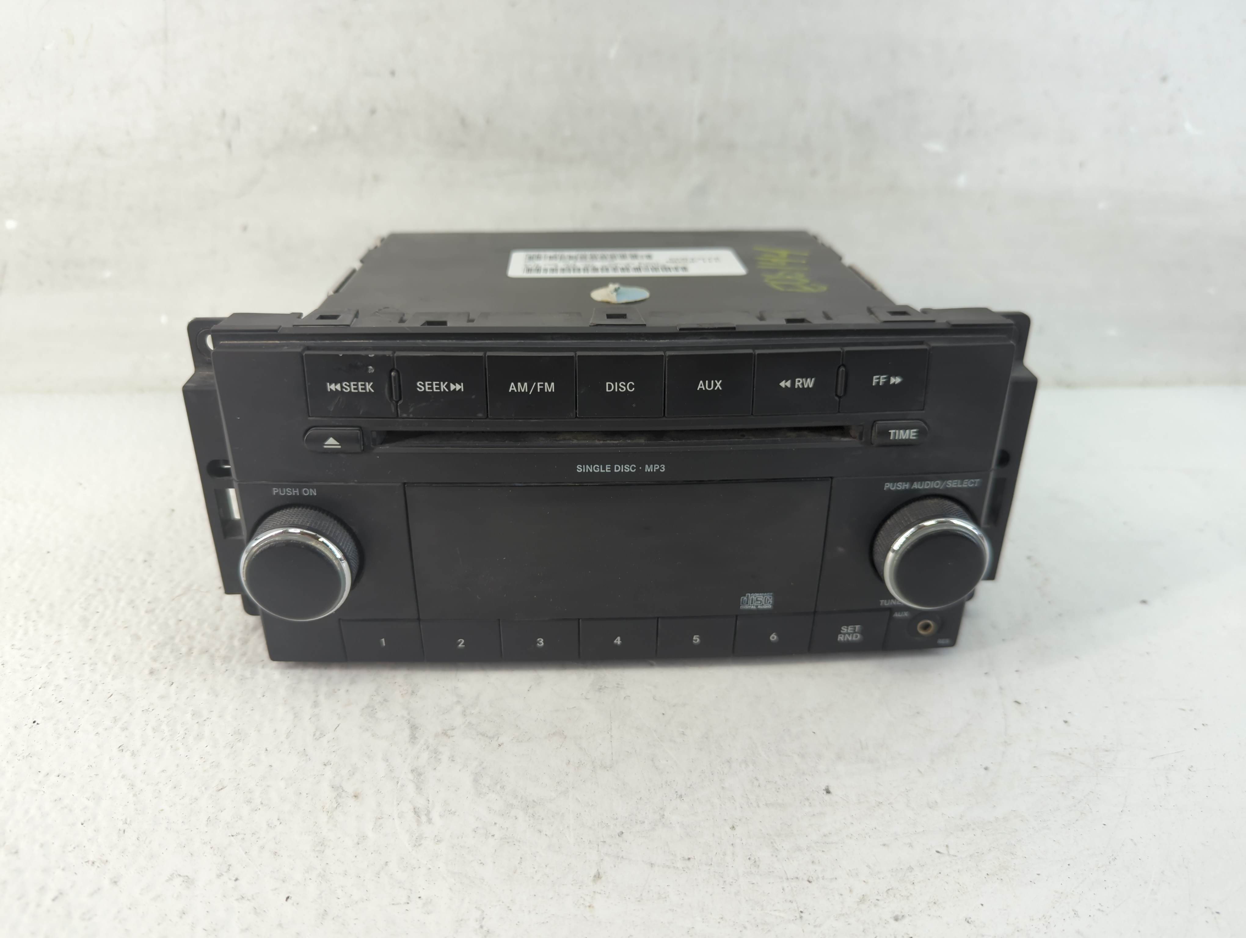 2008-2010 Dodge Charger Am Fm Cd Player Radio Receiver 933413 - Oemusedautoparts1.com