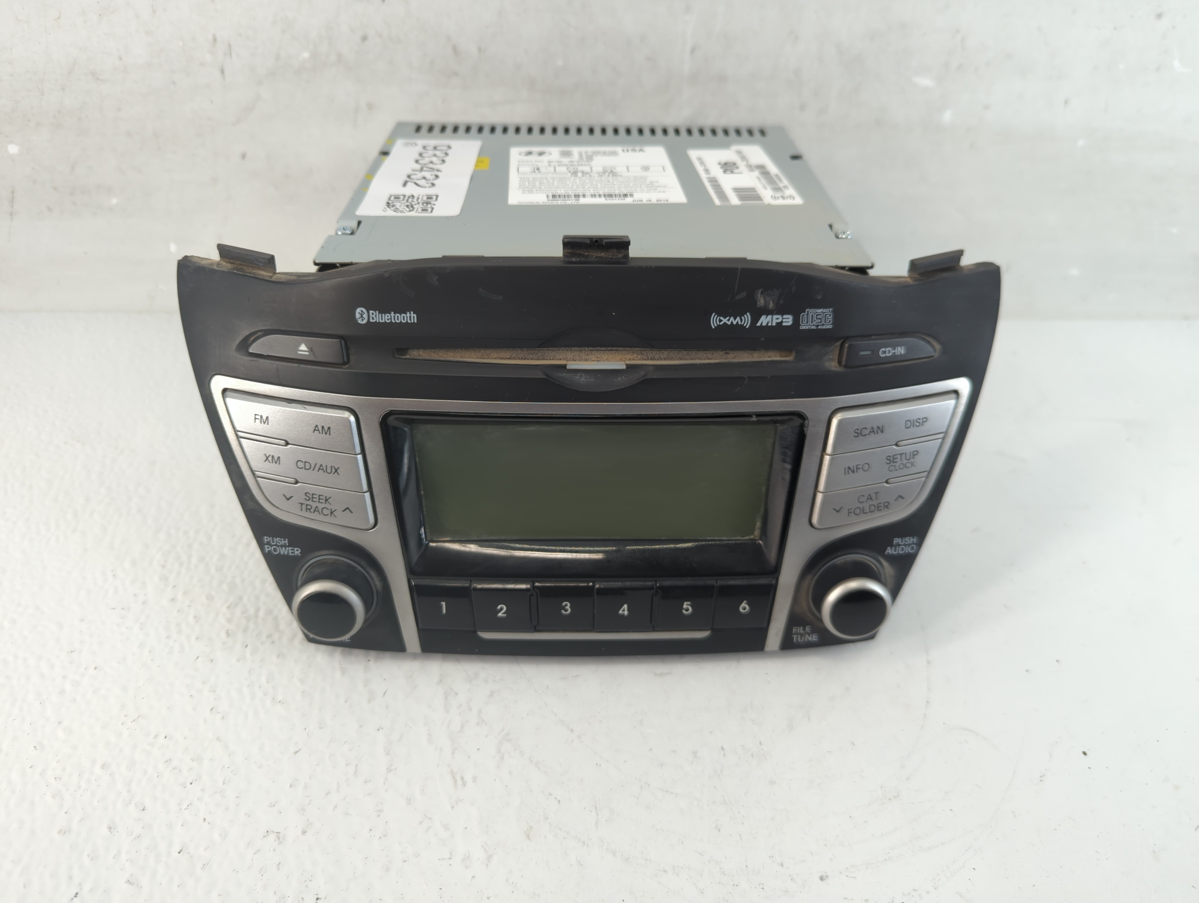 2010-2013 Hyundai Tucson Am Fm Cd Player Radio Receiver 933432 - Oemusedautoparts1.com
