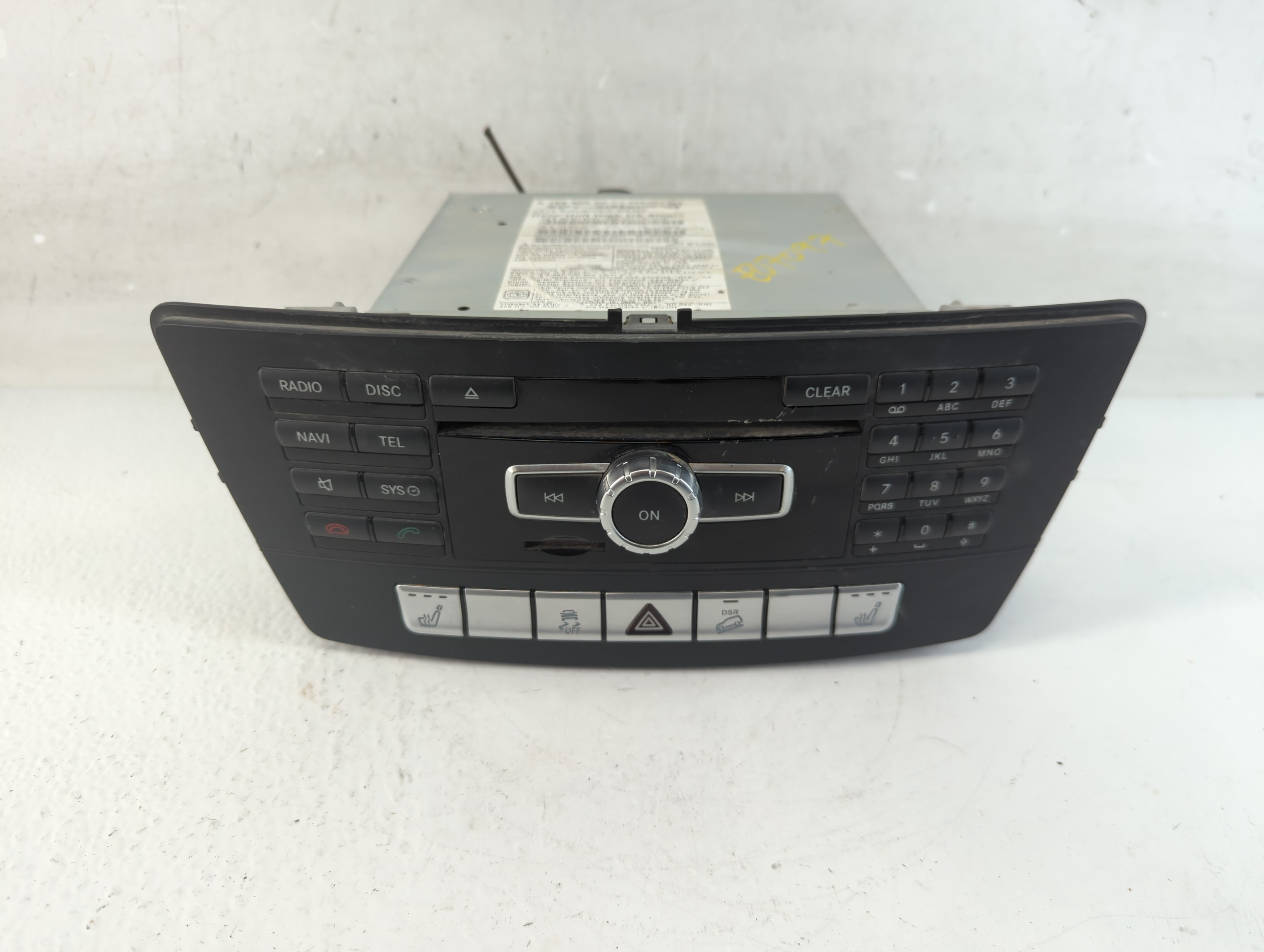 2012-2012 Mercedes-benz Ml350 Am Fm Cd Player Radio Receiver 933444 - Oemusedautoparts1.com