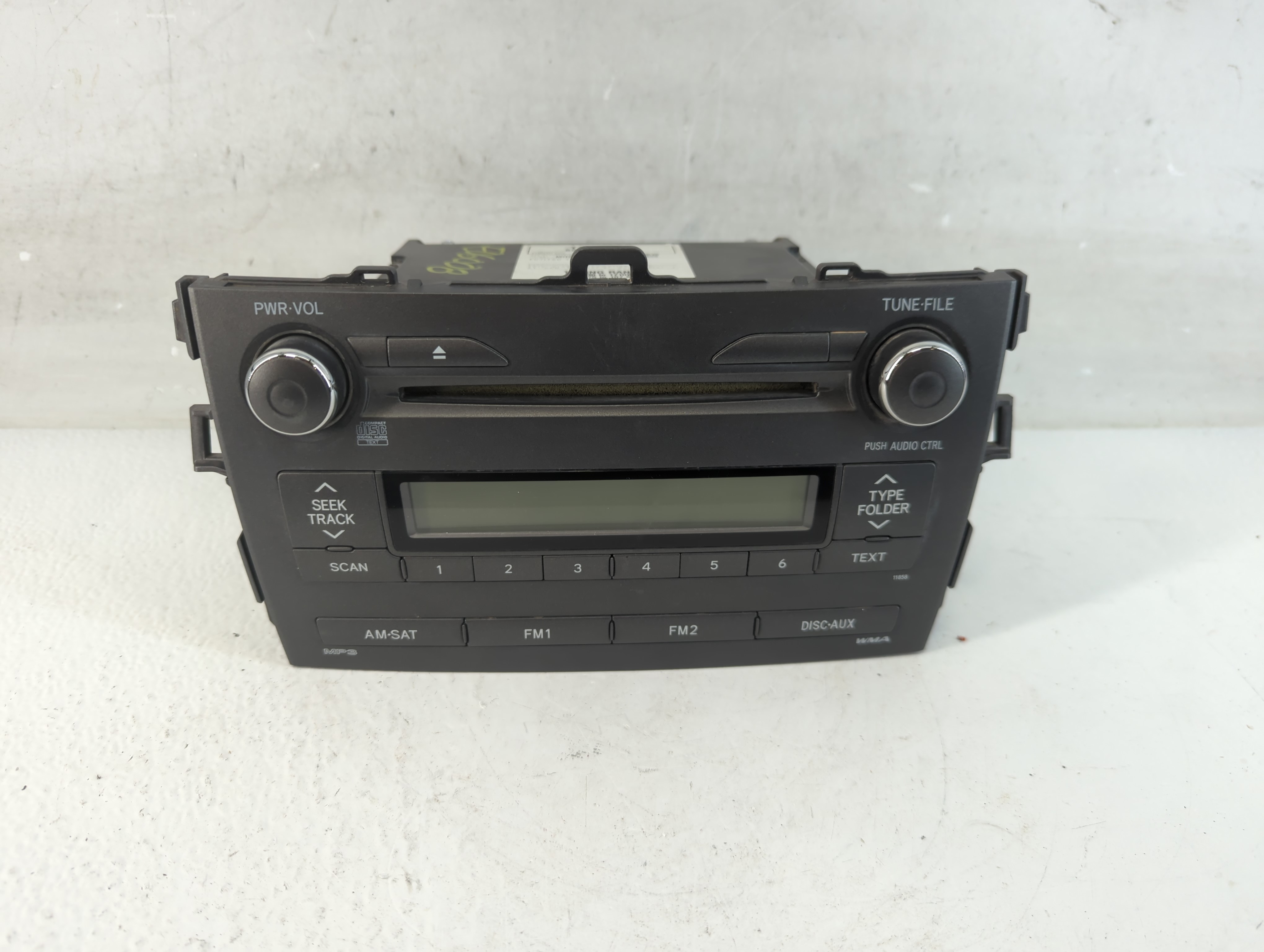 Picture of 2011-2012 Toyota Corolla Am Fm Cd Player Radio Receiver 933461