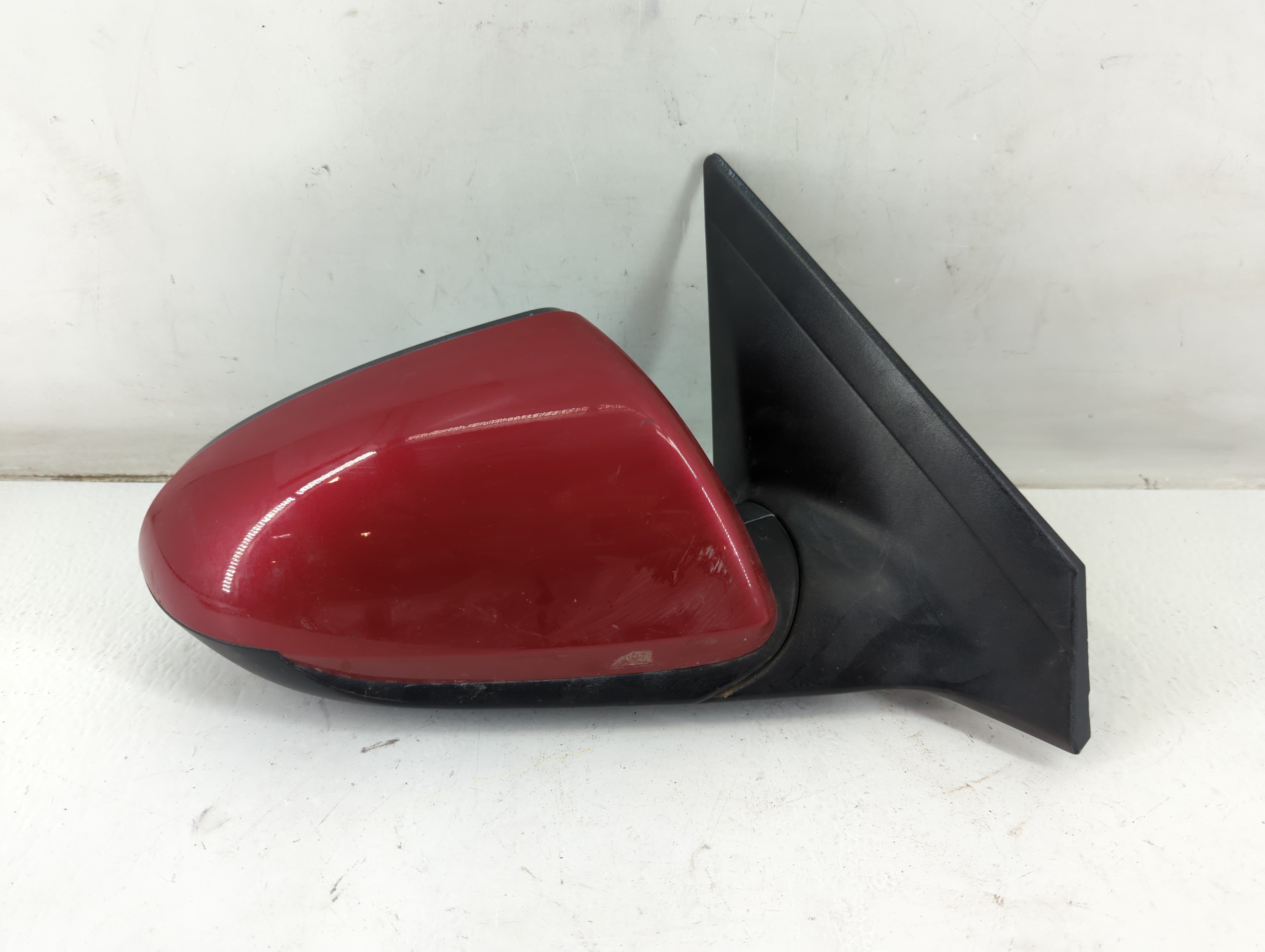 2009-2013 Toyota Corolla Passenger Right Side View Power Door Mirror Red 933650 - Oemusedautoparts1.com