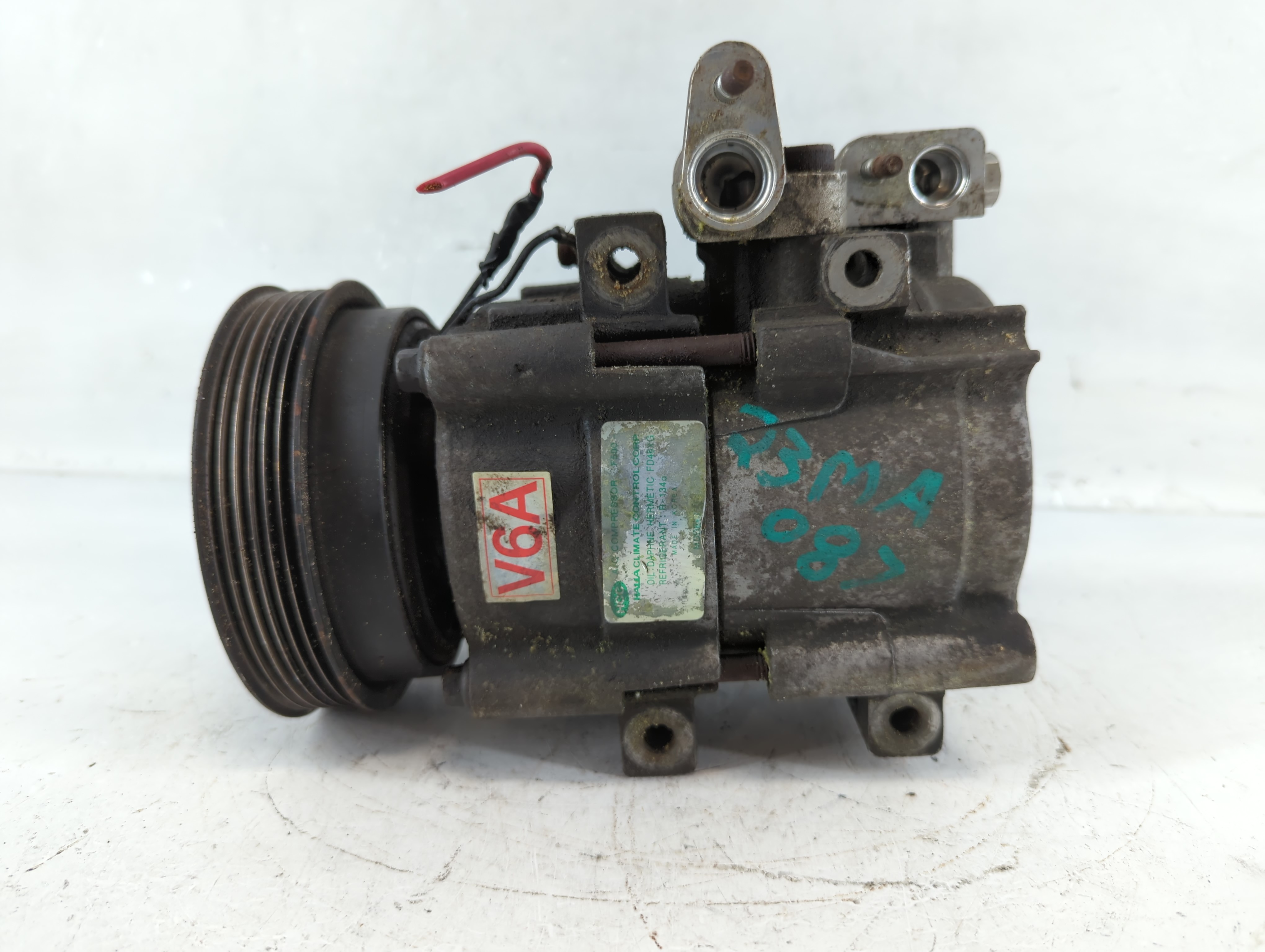 2006-2008 Hyundai Sonata Air Conditioning A/c Ac Compressor Oem 934059 - Oemusedautoparts1.com