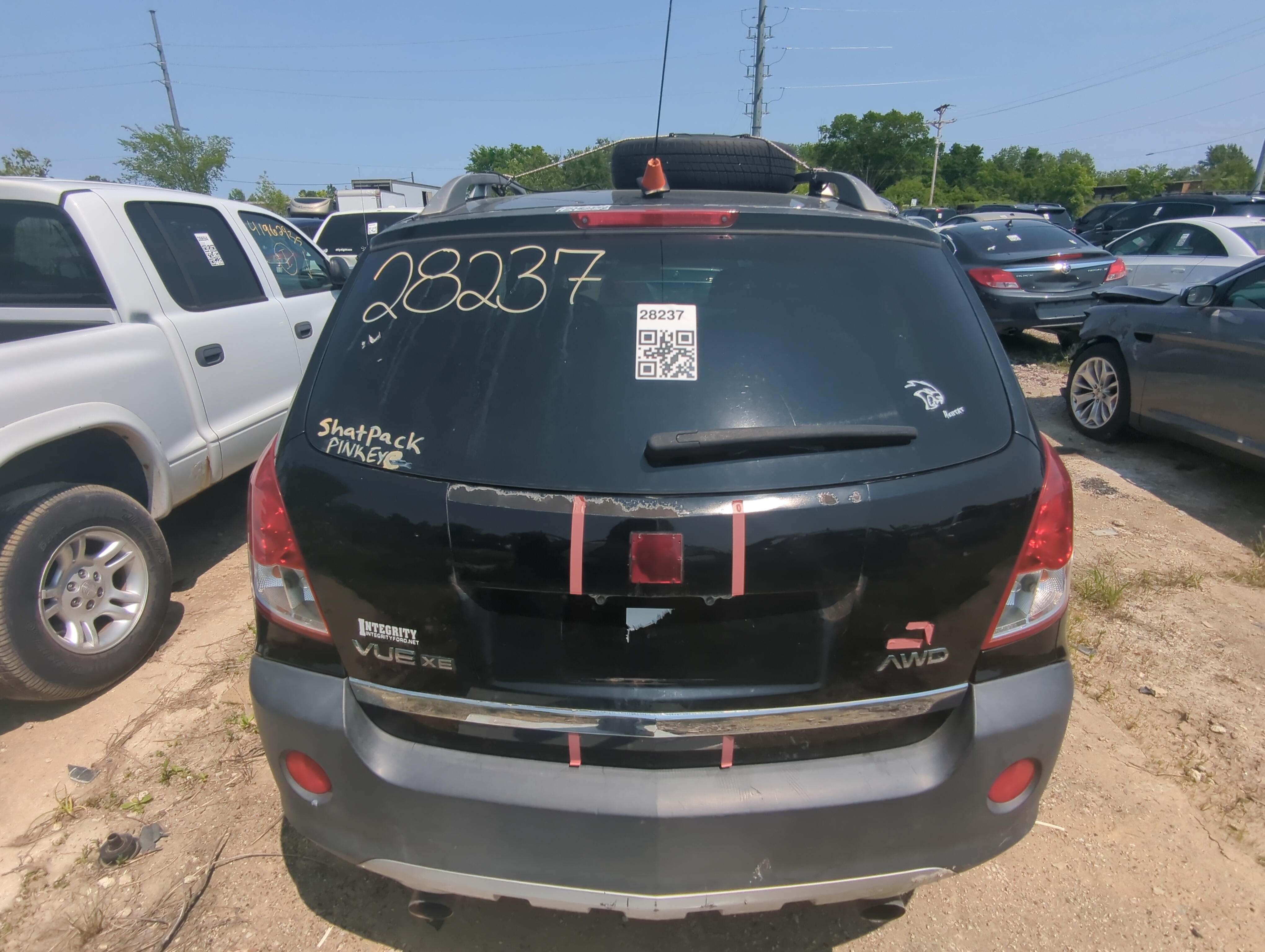 2008-2008 Saturn Vue Trunk/decklid/hatch/tailgate Oem 934466 - Oemusedautoparts1.com