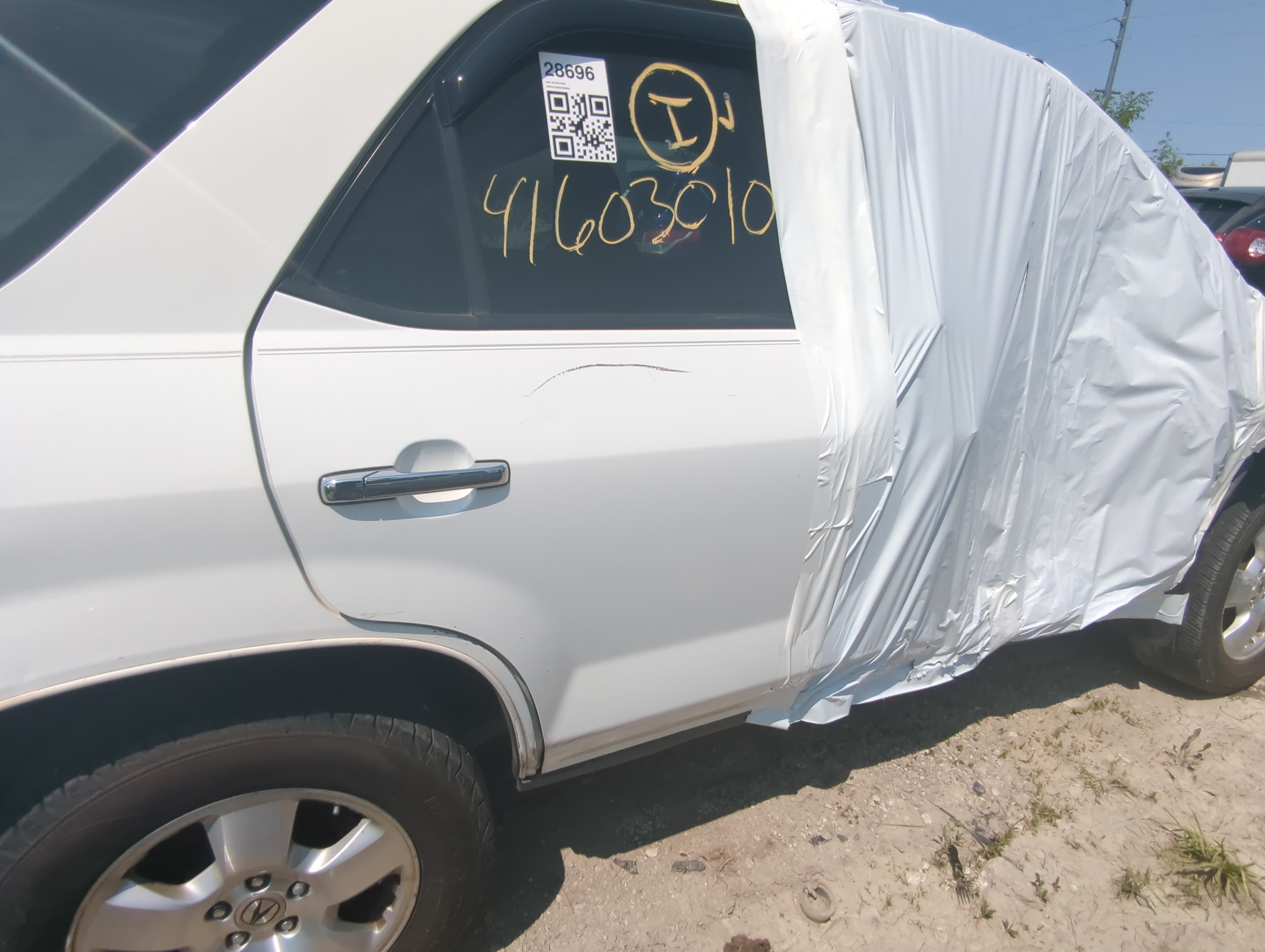 2001-2006 Acura Mdx Passenger Rear Door Oem 935148 - Oemusedautoparts1.com