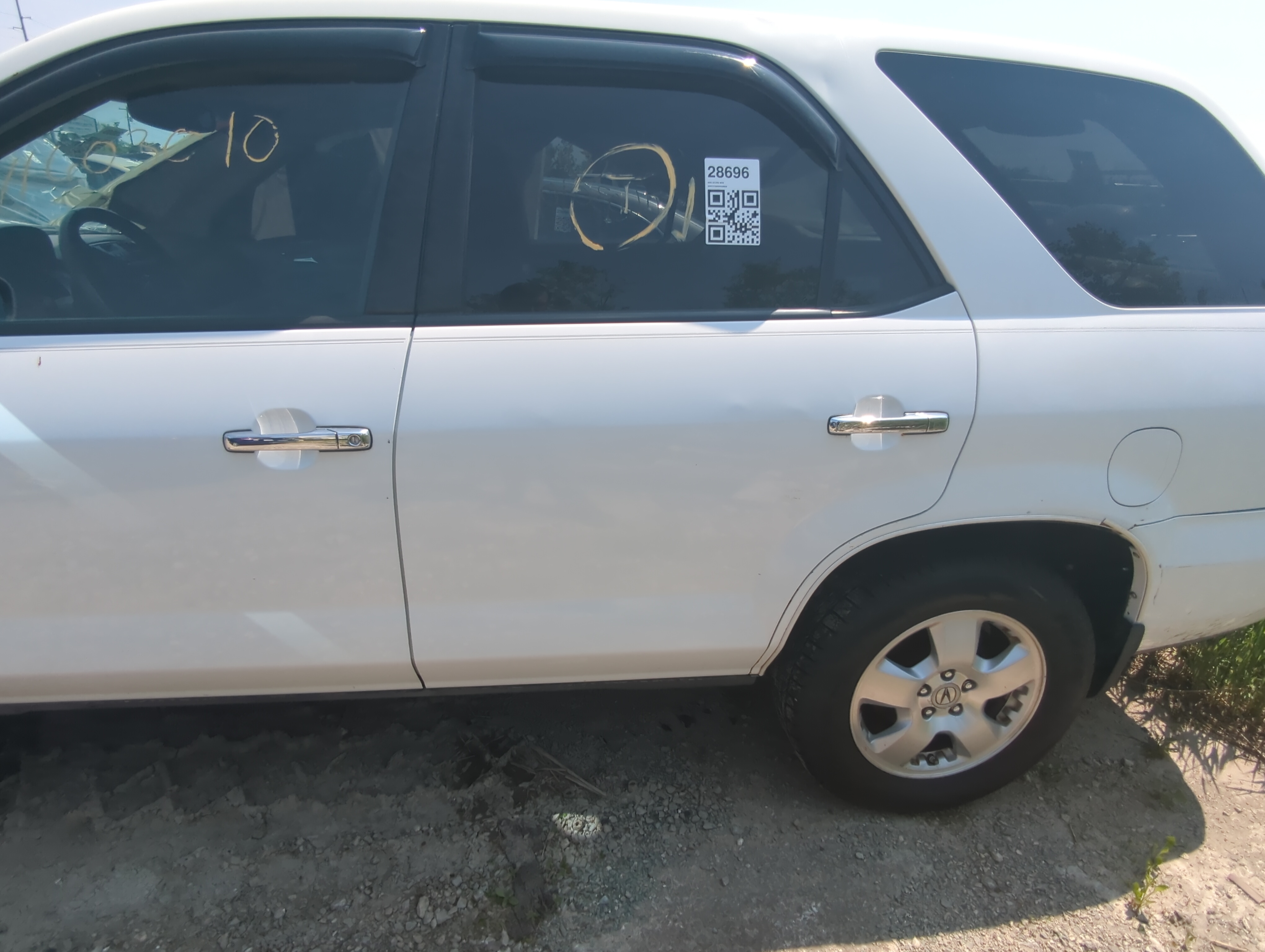 2001-2006 Acura Mdx Driver Rear Door Oem 935149 - Oemusedautoparts1.com