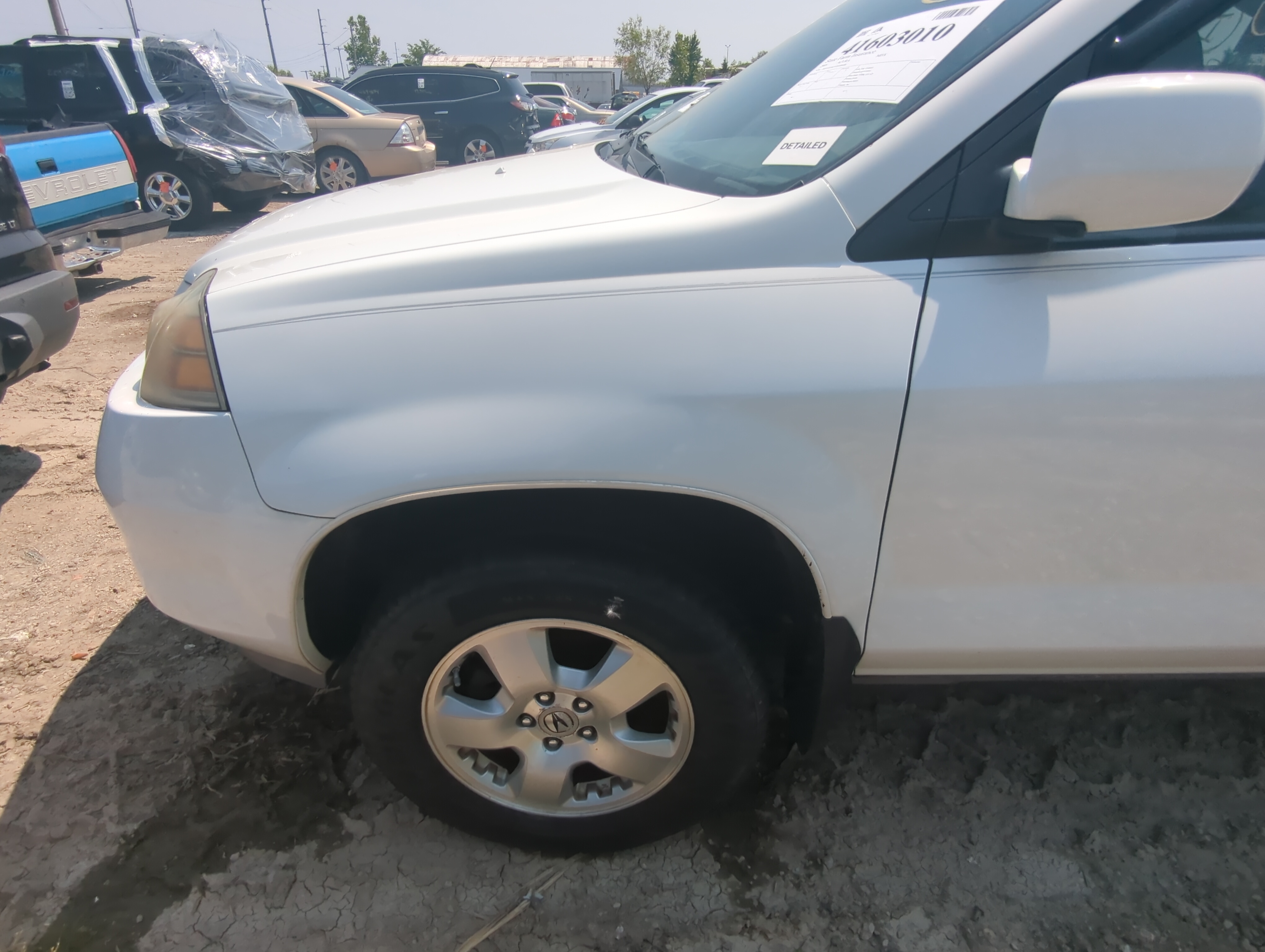 2001-2006 Acura Mdx Driver Fender 935153 - Oemusedautoparts1.com