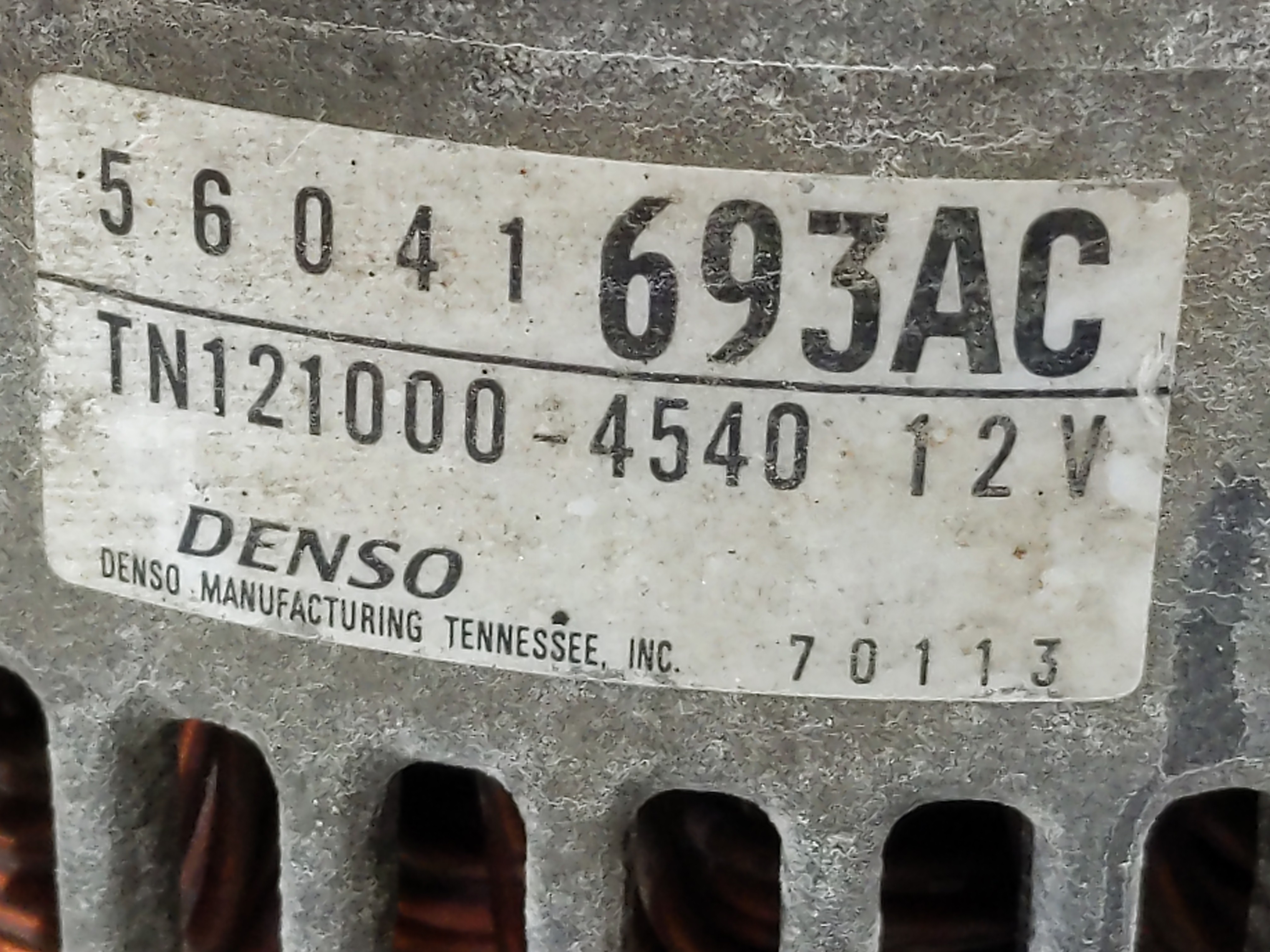 Picture of 2001-2011 Dodge Dakota Alternator Generator Charging Assembly Engine Oem 935172