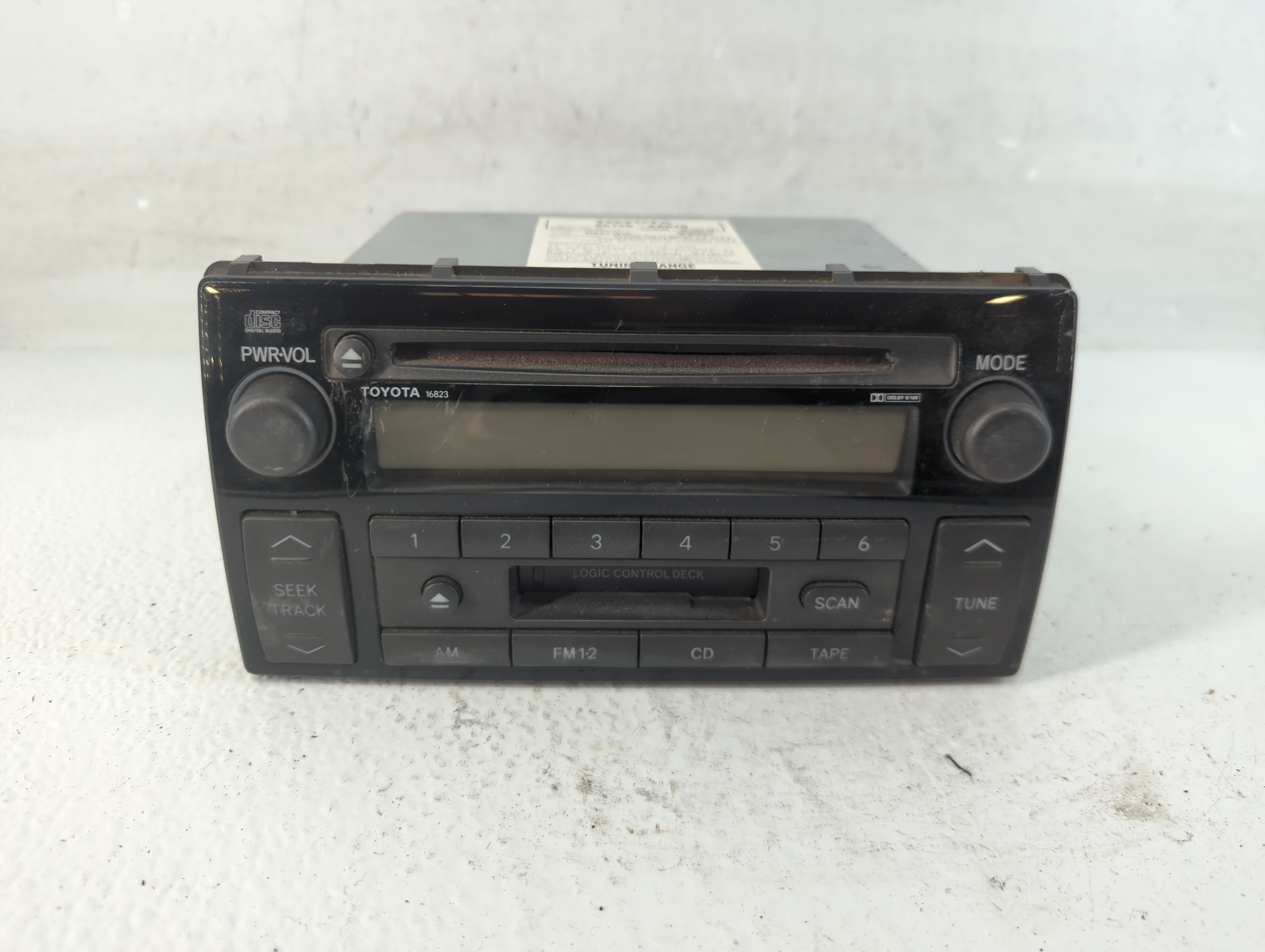 2002-2004 Toyota Camry Am Fm Cd Player Radio Receiver 937127 - Oemusedautoparts1.com