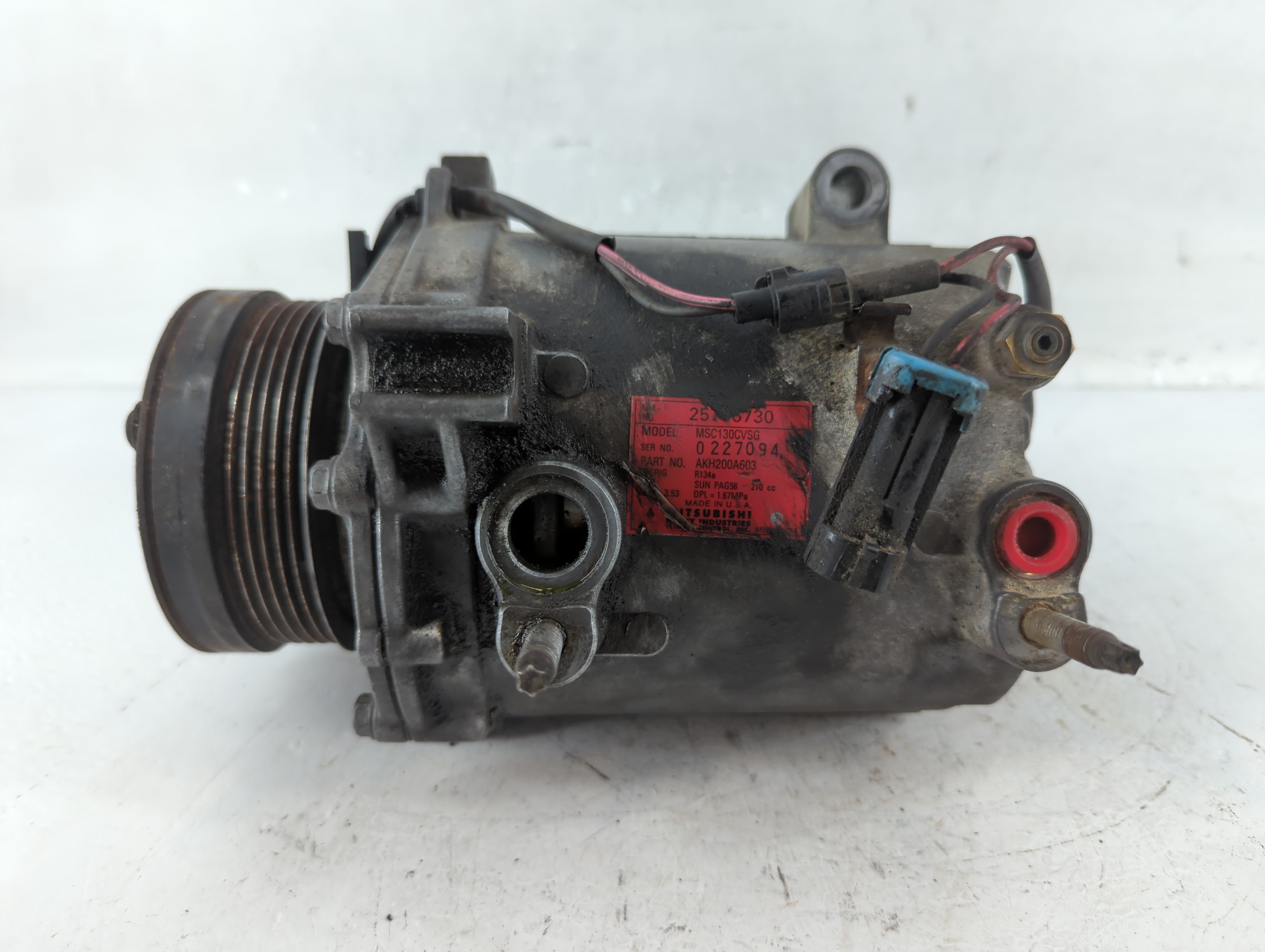 2000-2005 Cadillac Deville Air Conditioning A/c Ac Compressor Oem 937180 - Oemusedautoparts1.com