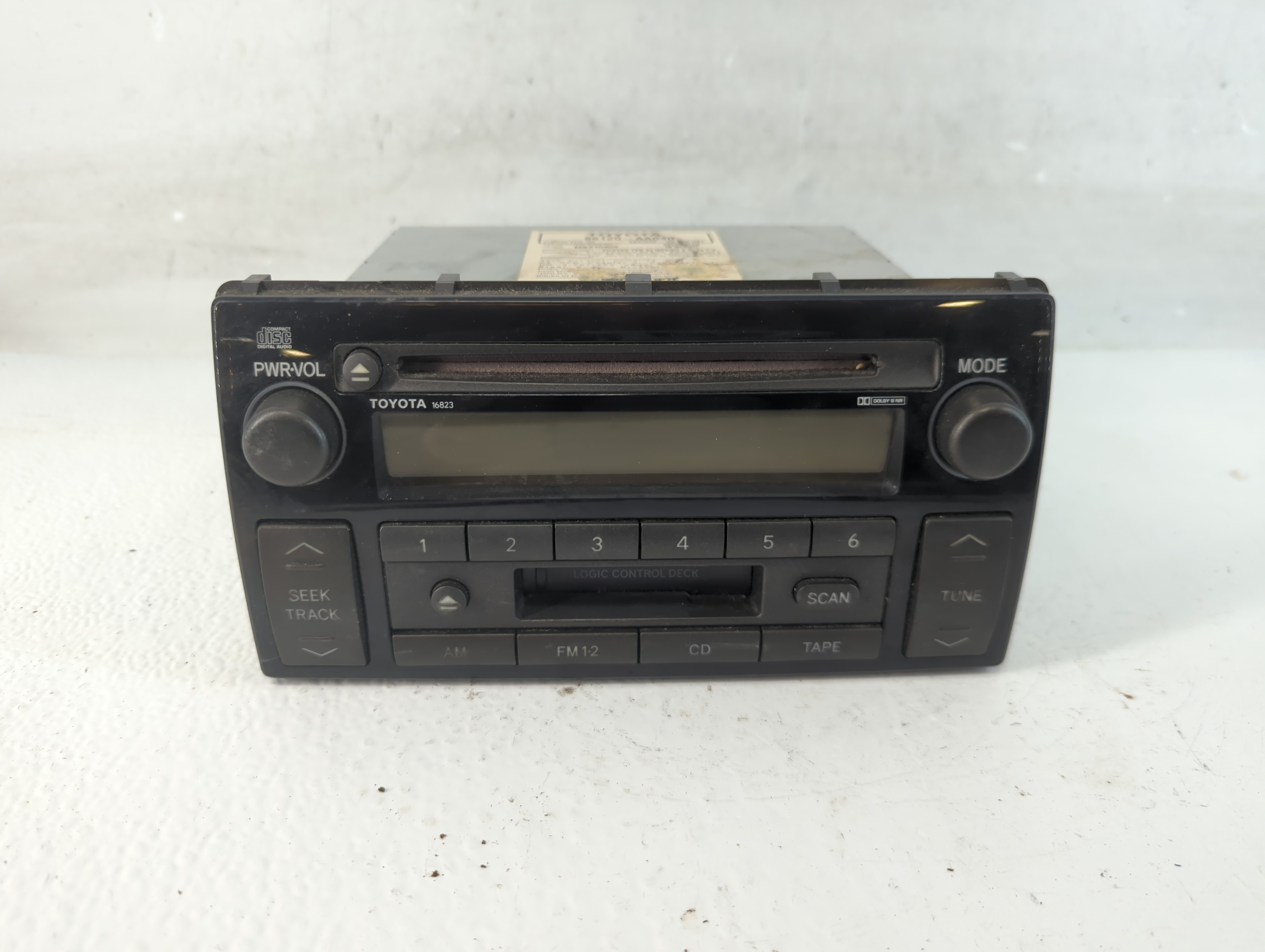 2002-2004 Toyota Camry Am Fm Cd Player Radio Receiver 937185 - Oemusedautoparts1.com