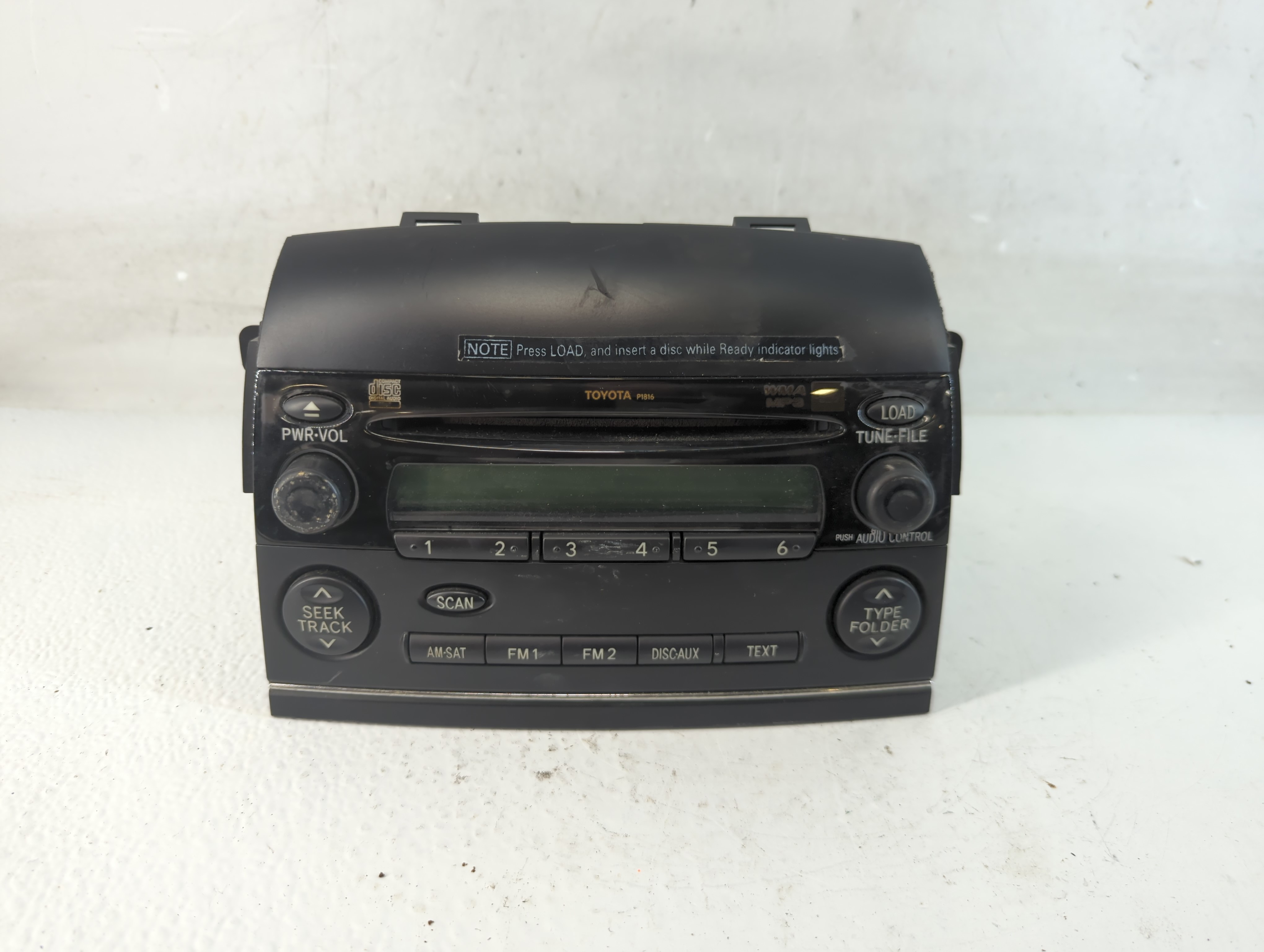 2006-2007 Toyota Sienna Am Fm Cd Player Radio Receiver 937199 - Oemusedautoparts1.com