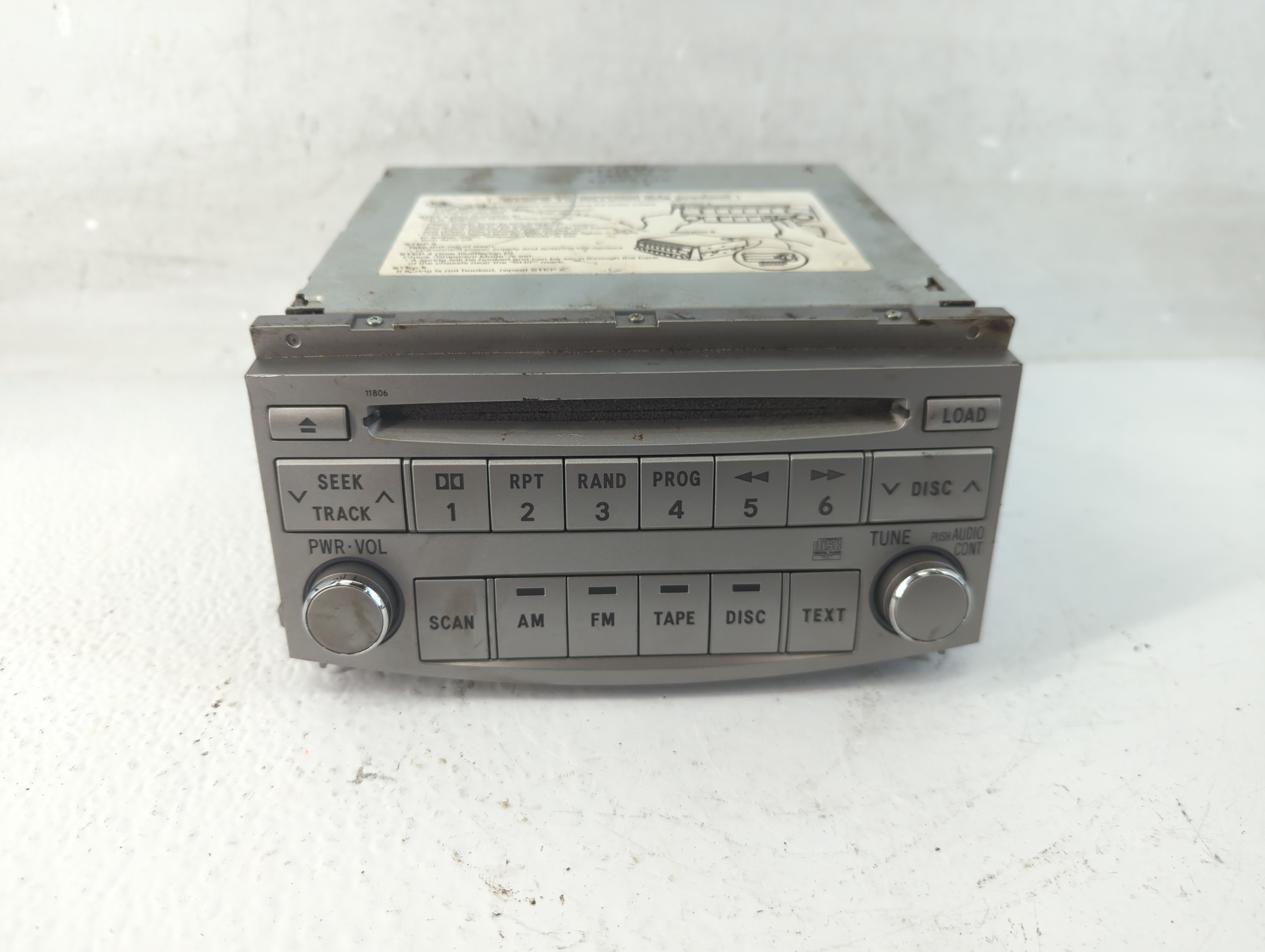 2005-2007 Toyota Avalon Am Fm Cd Player Radio Receiver 937215 - Oemusedautoparts1.com