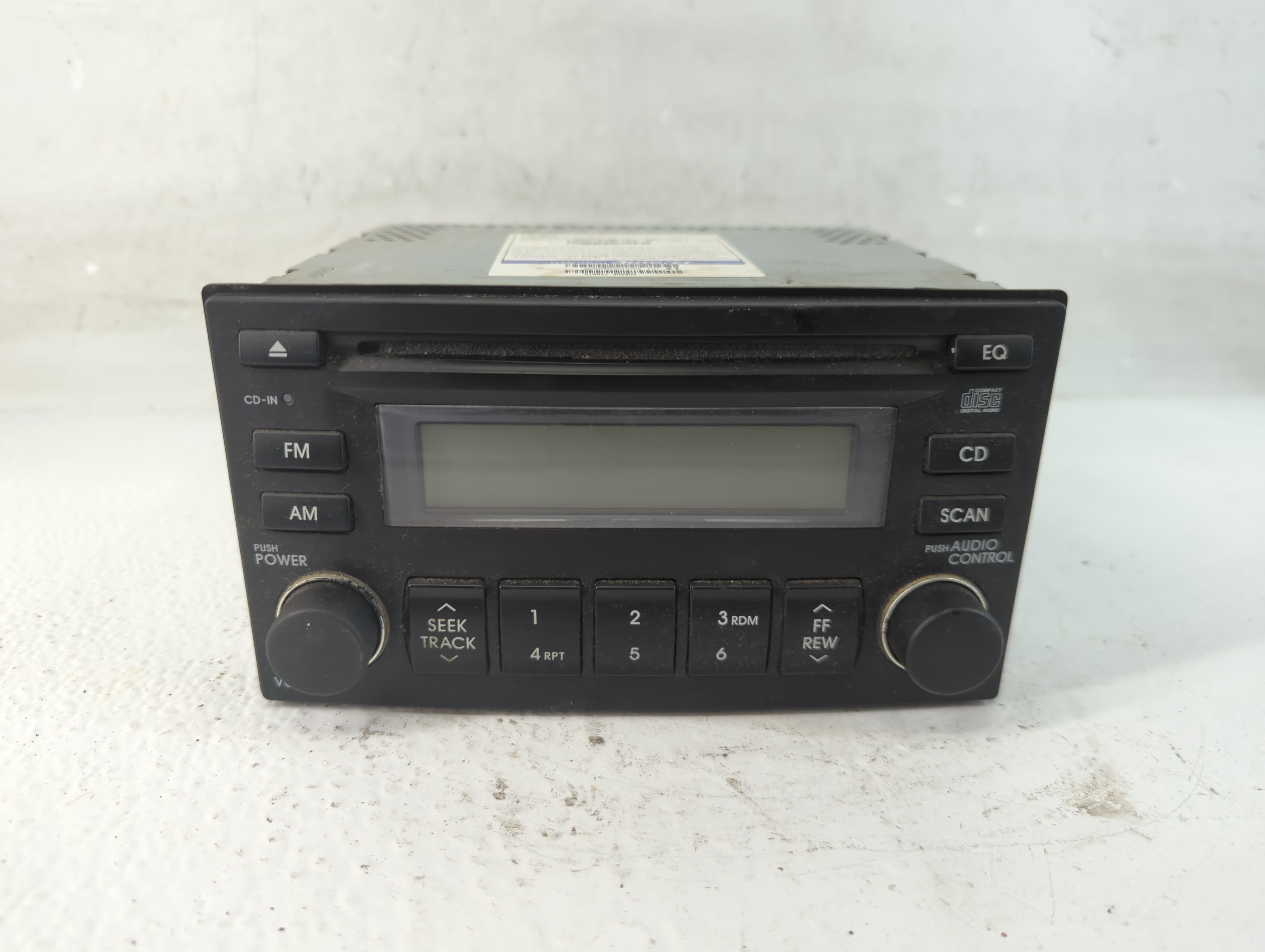 2005-2010 Kia Sportage Am Fm Cd Player Radio Receiver 937240 - Oemusedautoparts1.com
