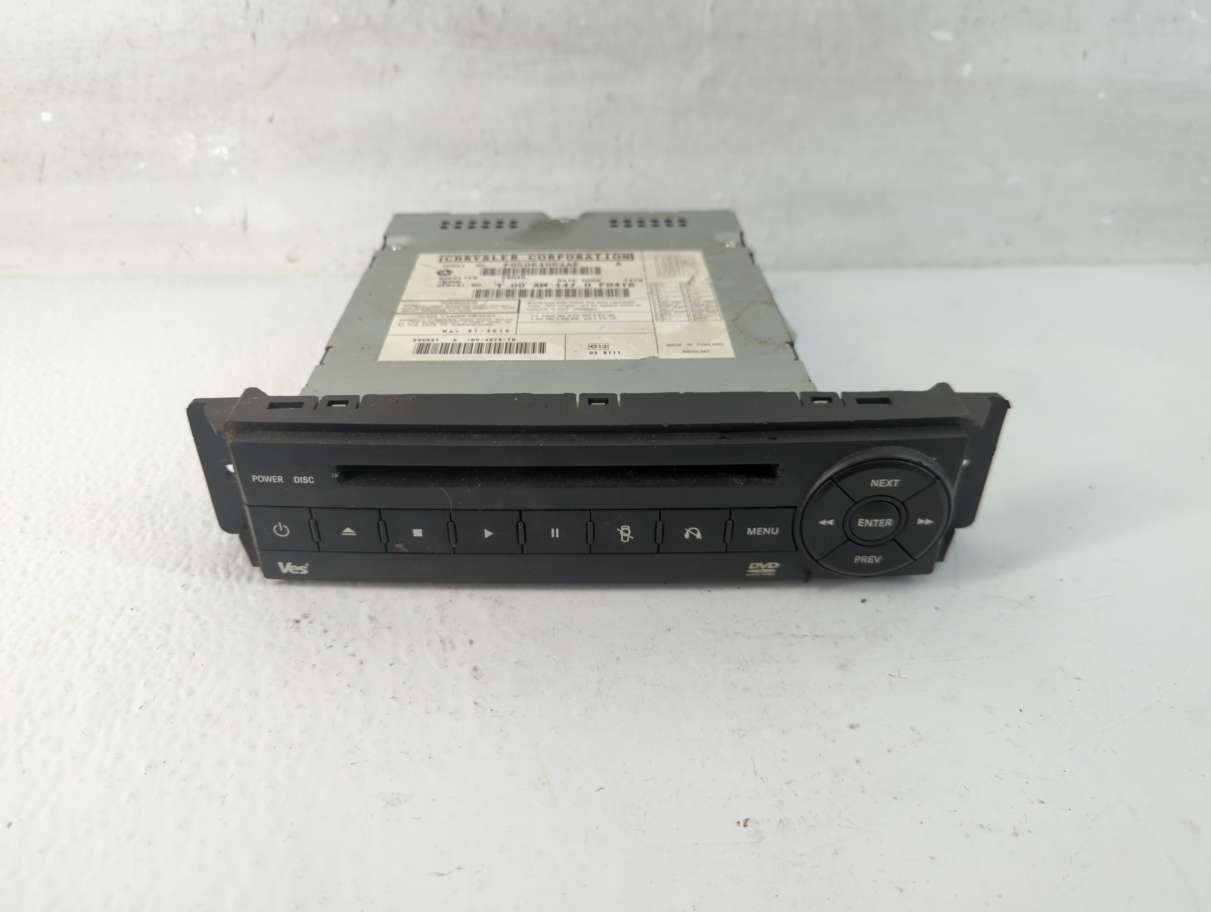 2012-2016 Chrysler Town & Country Am Fm Cd Player Radio Receiver 937265 - Oemusedautoparts1.com