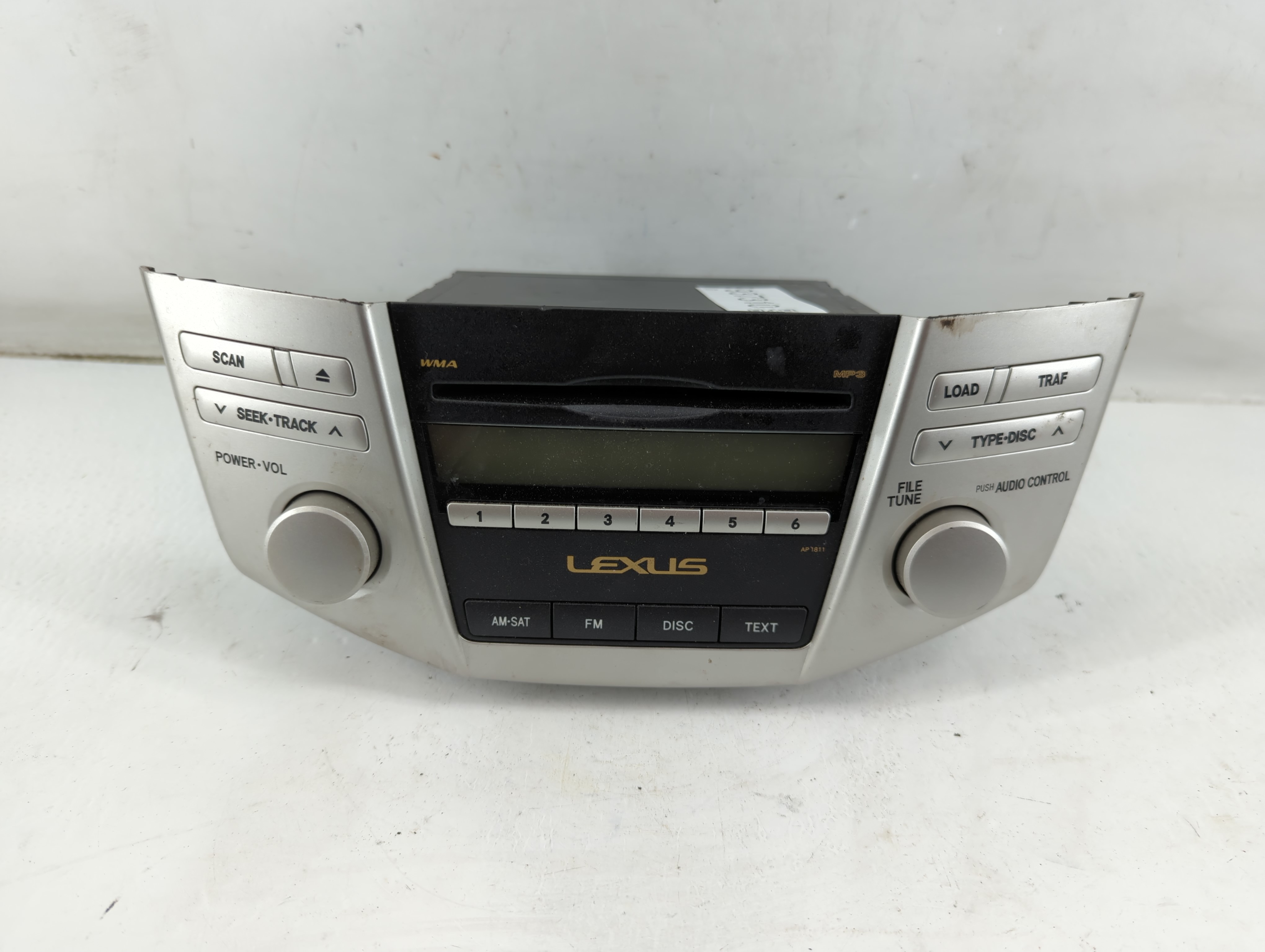 2007-2009 Lexus Rx350 Am Fm Cd Player Radio Receiver 937310 - Oemusedautoparts1.com