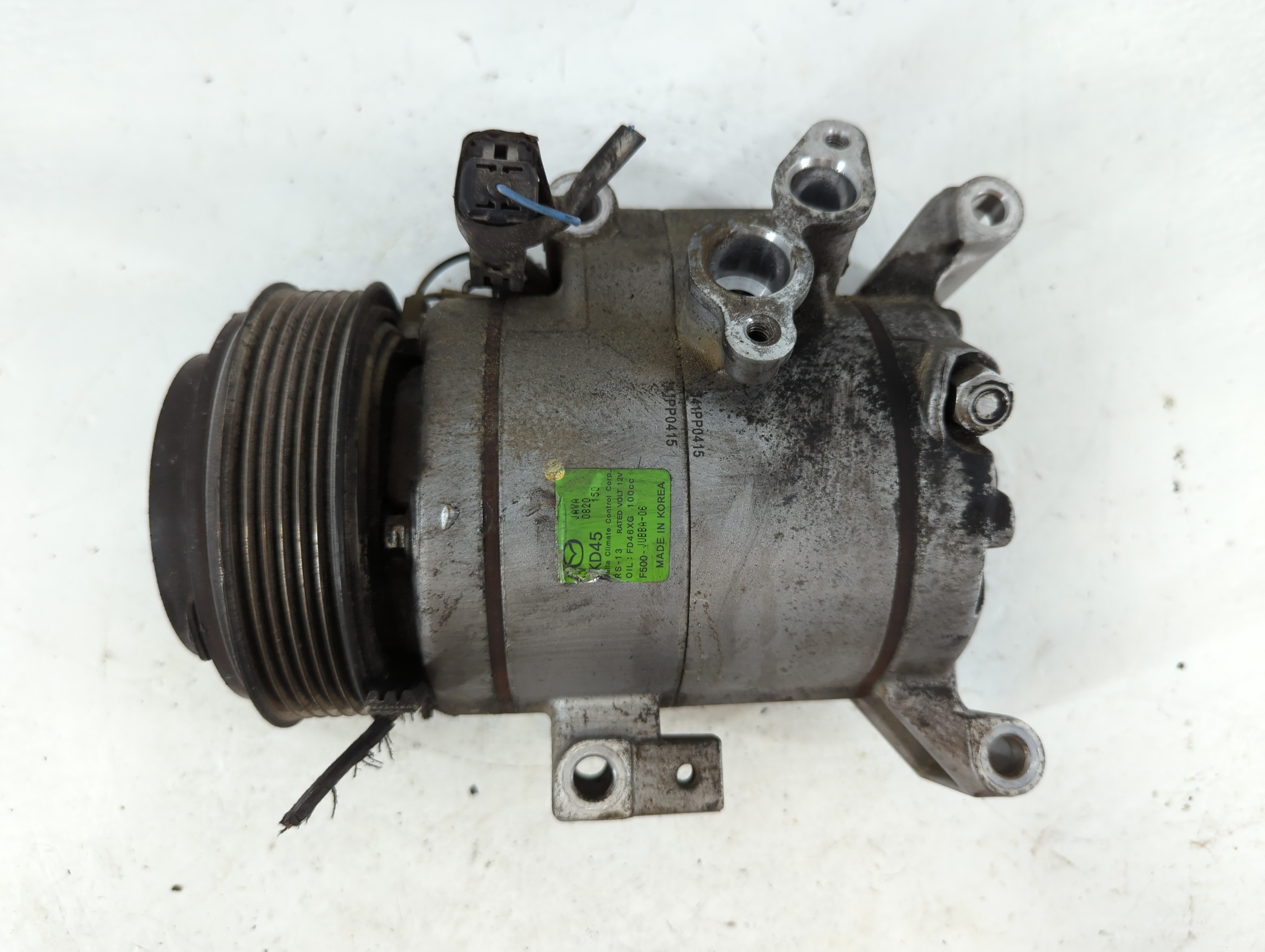 2014-2018 Mazda 3 Air Conditioning A/c Ac Compressor Oem 937772 - Oemusedautoparts1.com