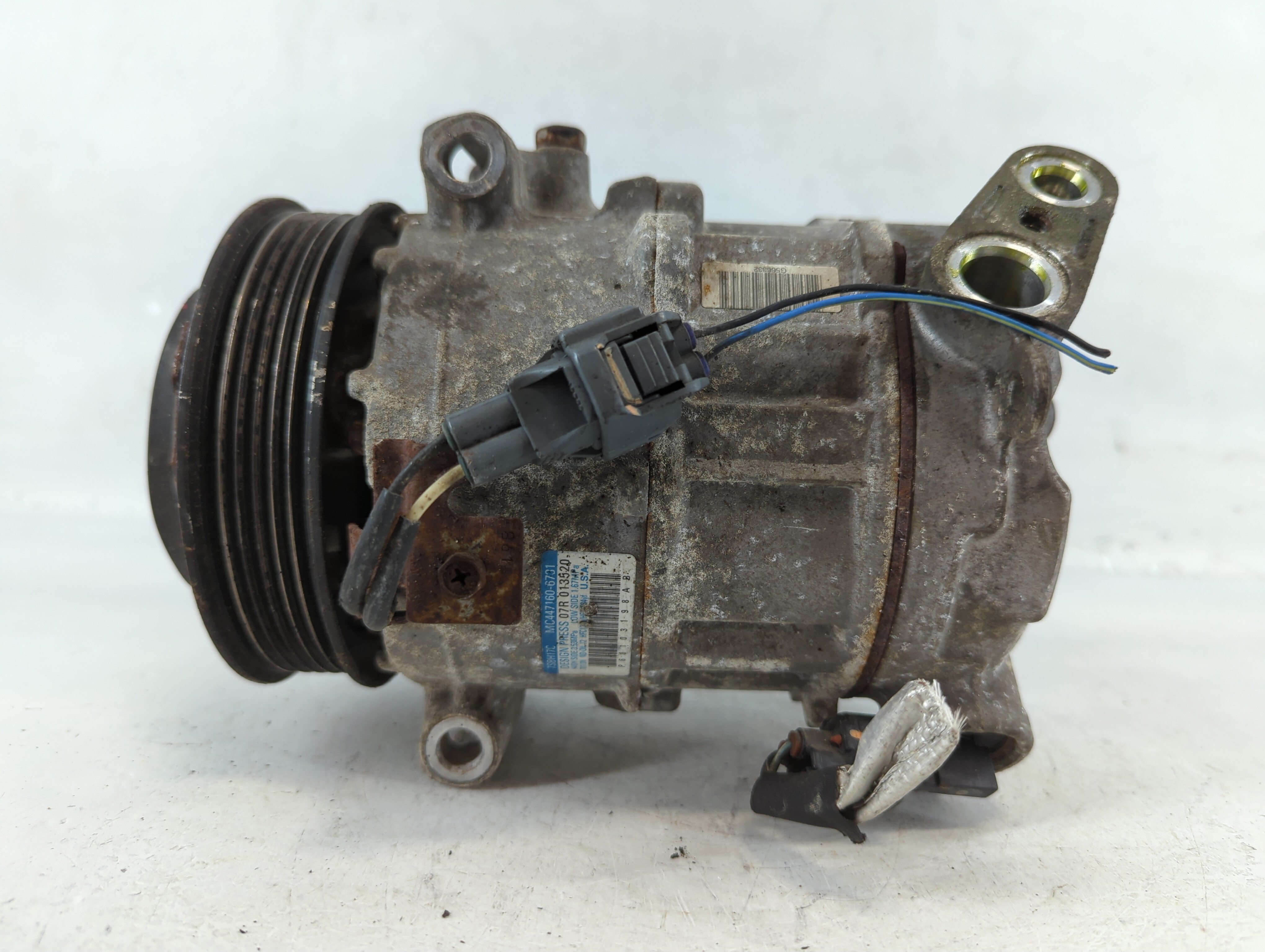 2014-2022 Jeep Cherokee Air Conditioning A/c Ac Compressor Oem 937817 - Oemusedautoparts1.com