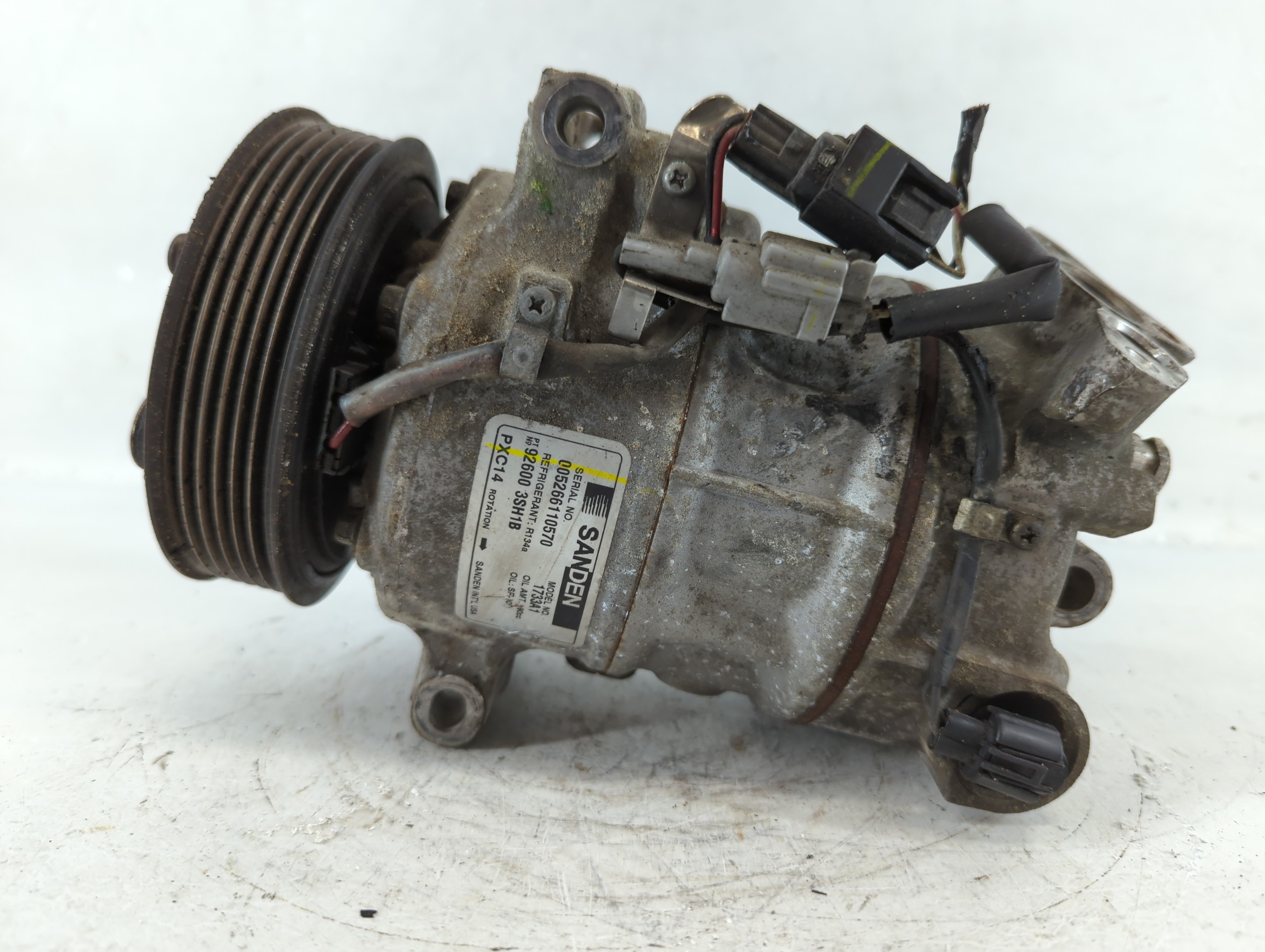 2013-2019 Nissan Sentra Air Conditioning A/c Ac Compressor Oem 937921 - Oemusedautoparts1.com