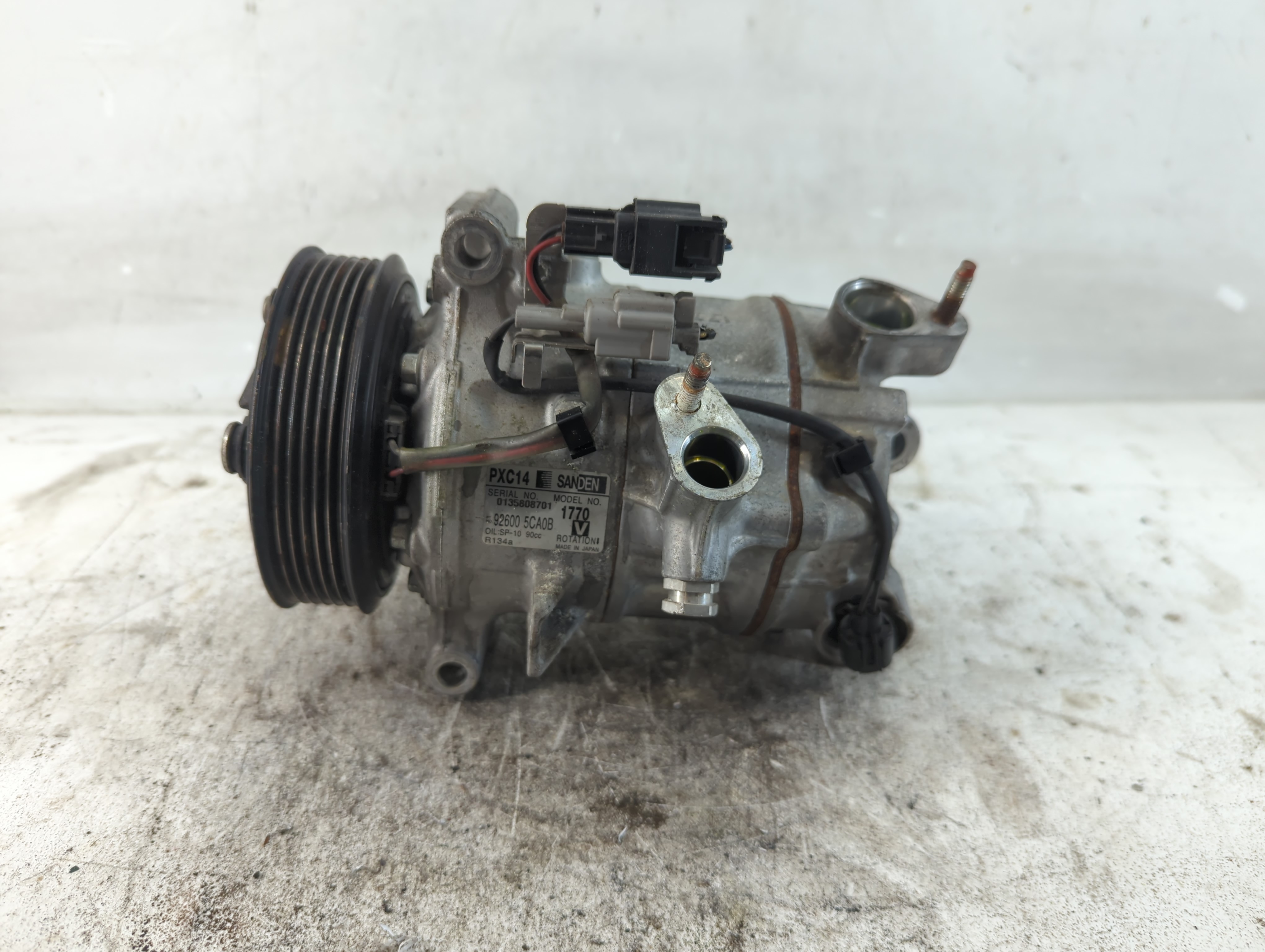 2016-2020 Infiniti Q50 Air Conditioning A/c Ac Compressor Oem 938005 - Oemusedautoparts1.com