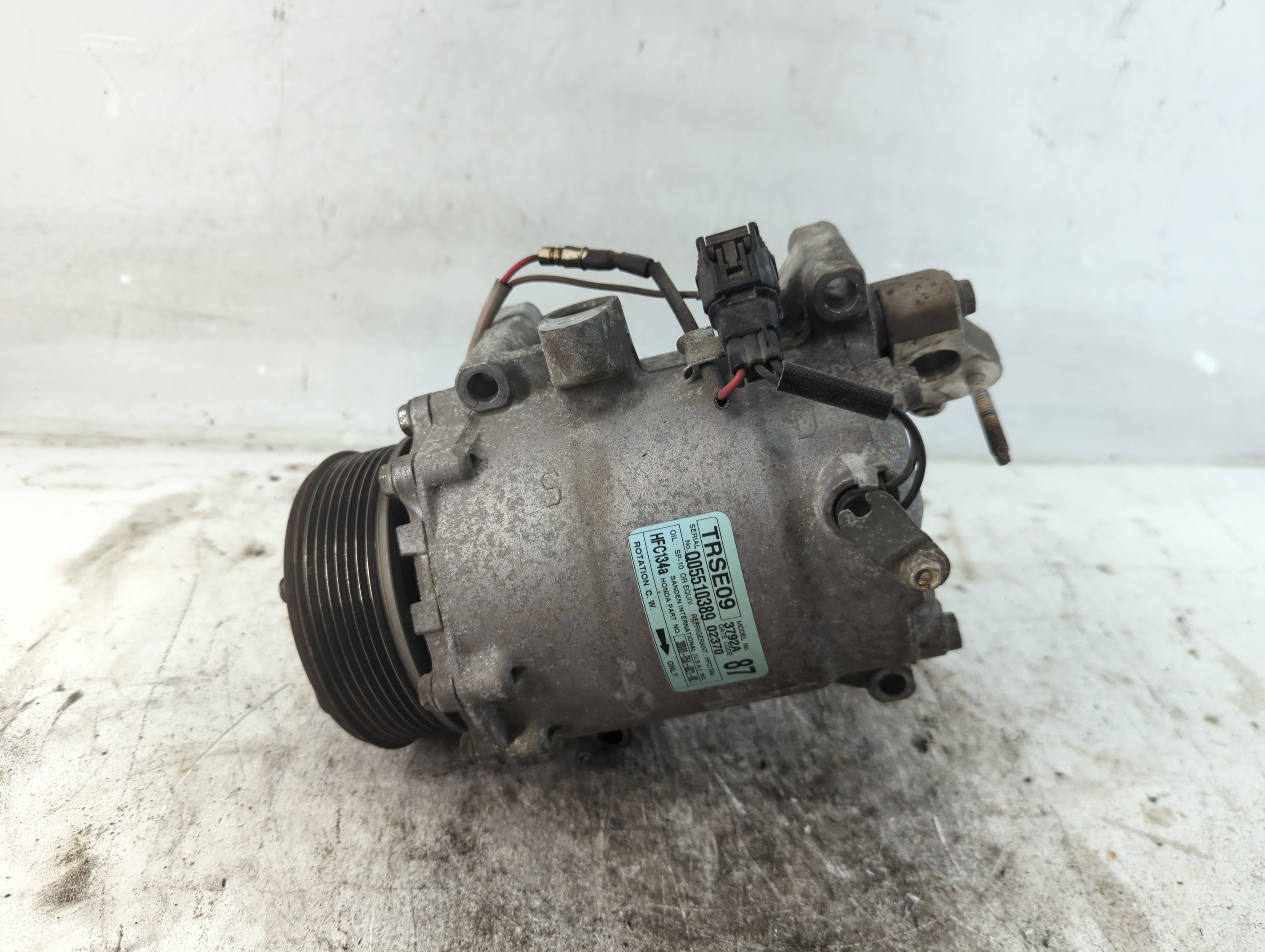 2012-2014 Honda Cr-v Air Conditioning A/c Ac Compressor Oem 938048 - Oemusedautoparts1.com