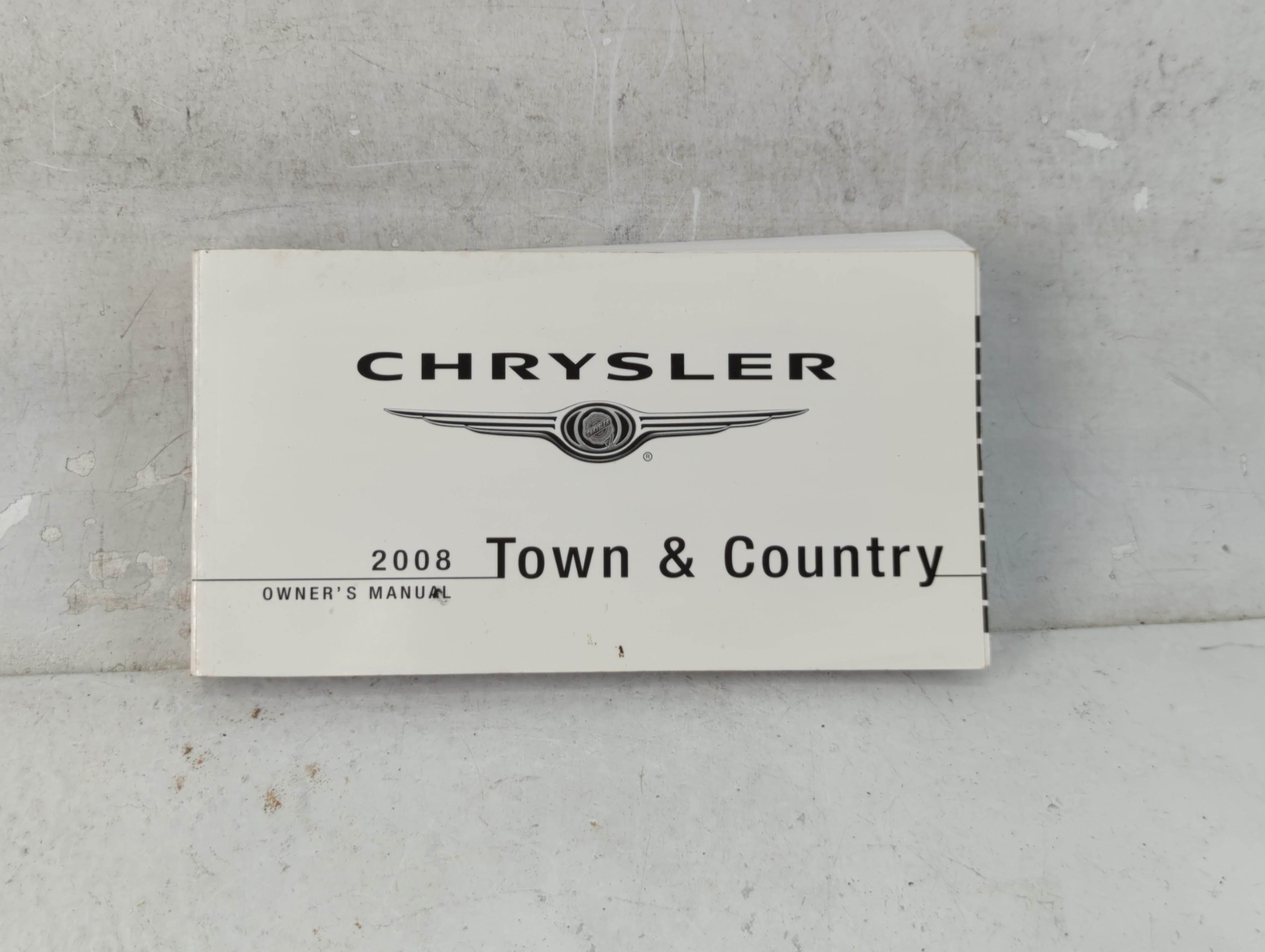 2008 Chrysler Town & Country Owners Manual Book Guide 938744 - Oemusedautoparts1.com