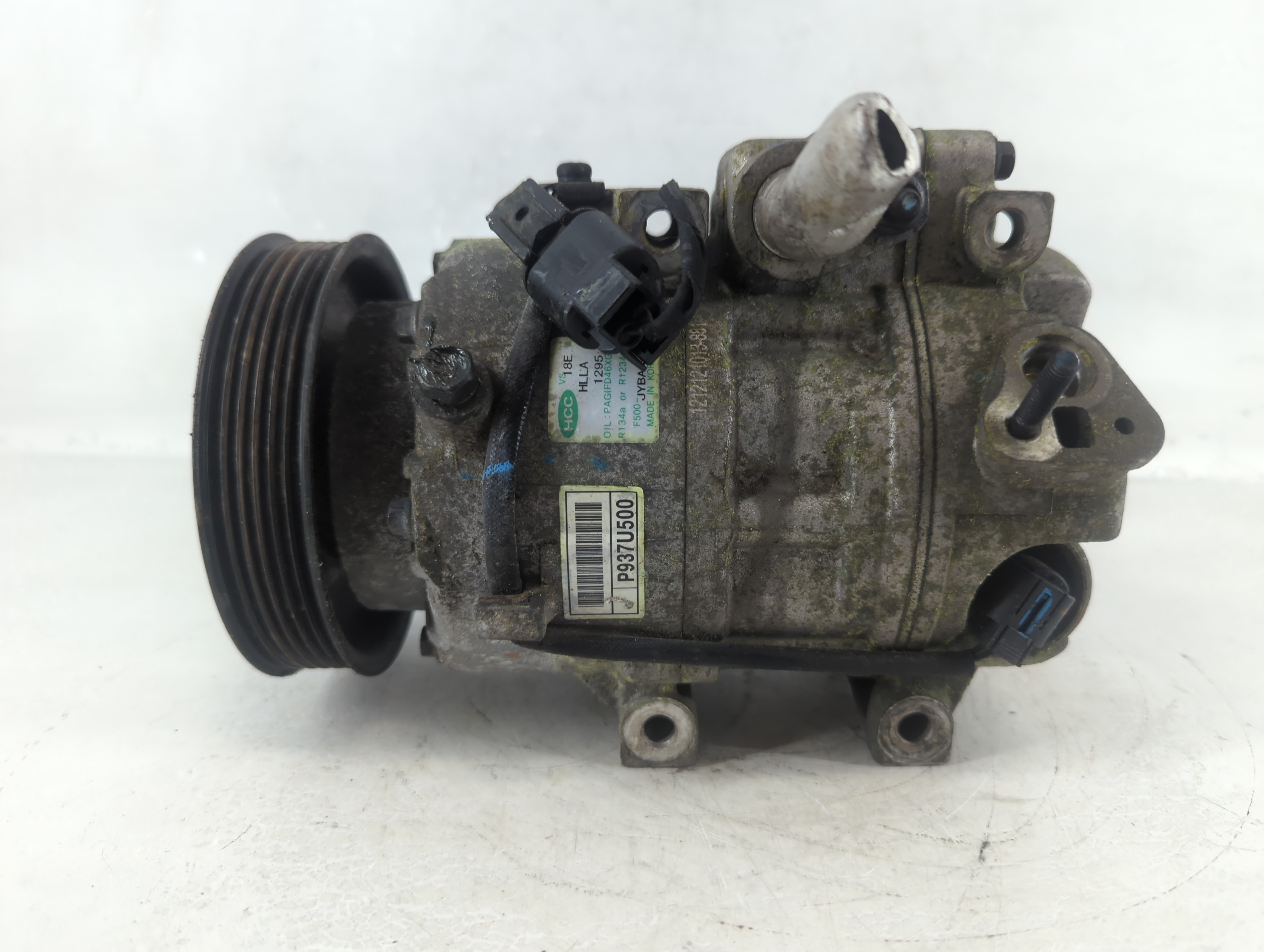 2013-2018 Hyundai Santa Fe Air Conditioning A/c Ac Compressor Oem 940714 - Oemusedautoparts1.com