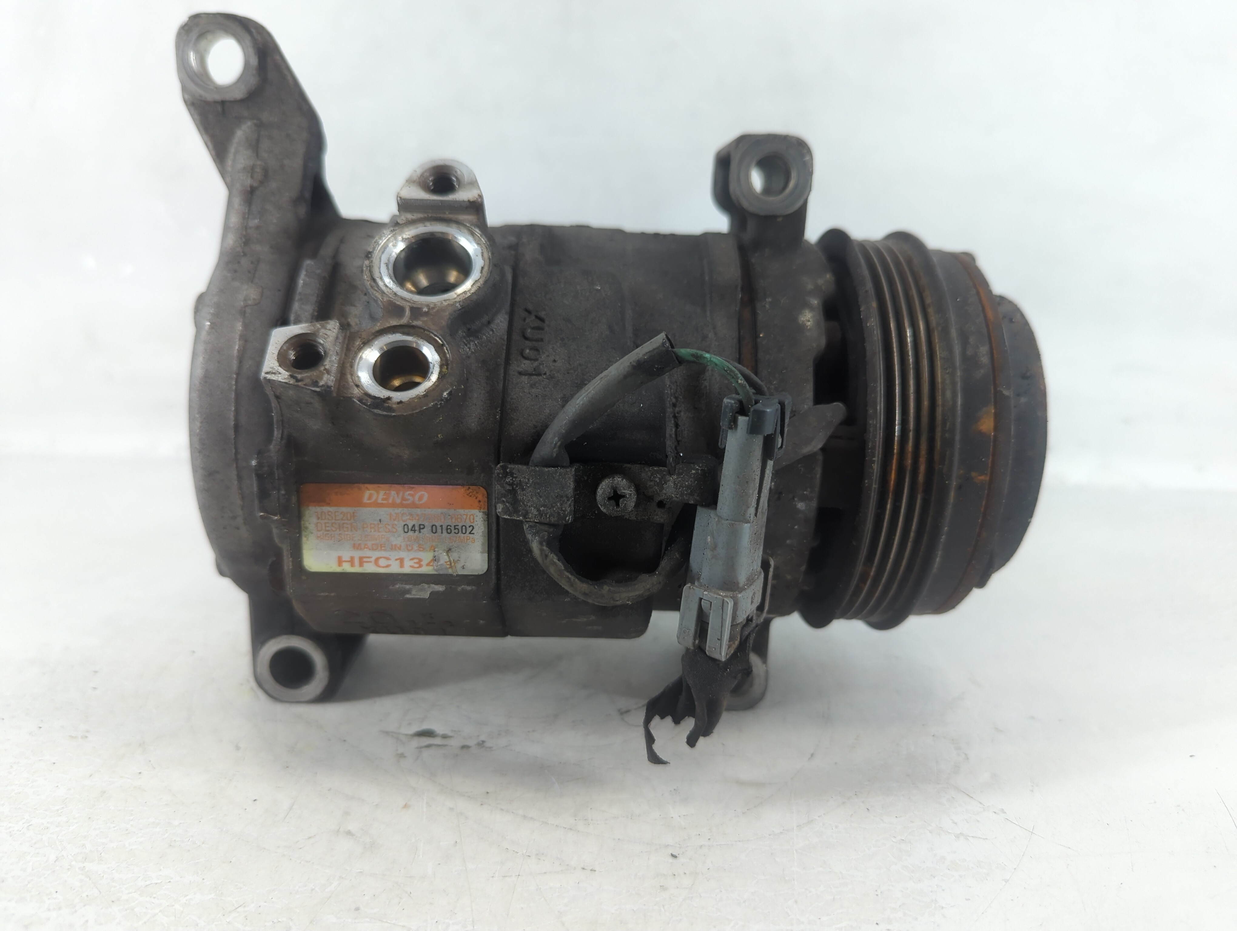 2010-2014 Cadillac Escalade Air Conditioning A/c Ac Compressor Oem 940744 - Oemusedautoparts1.com