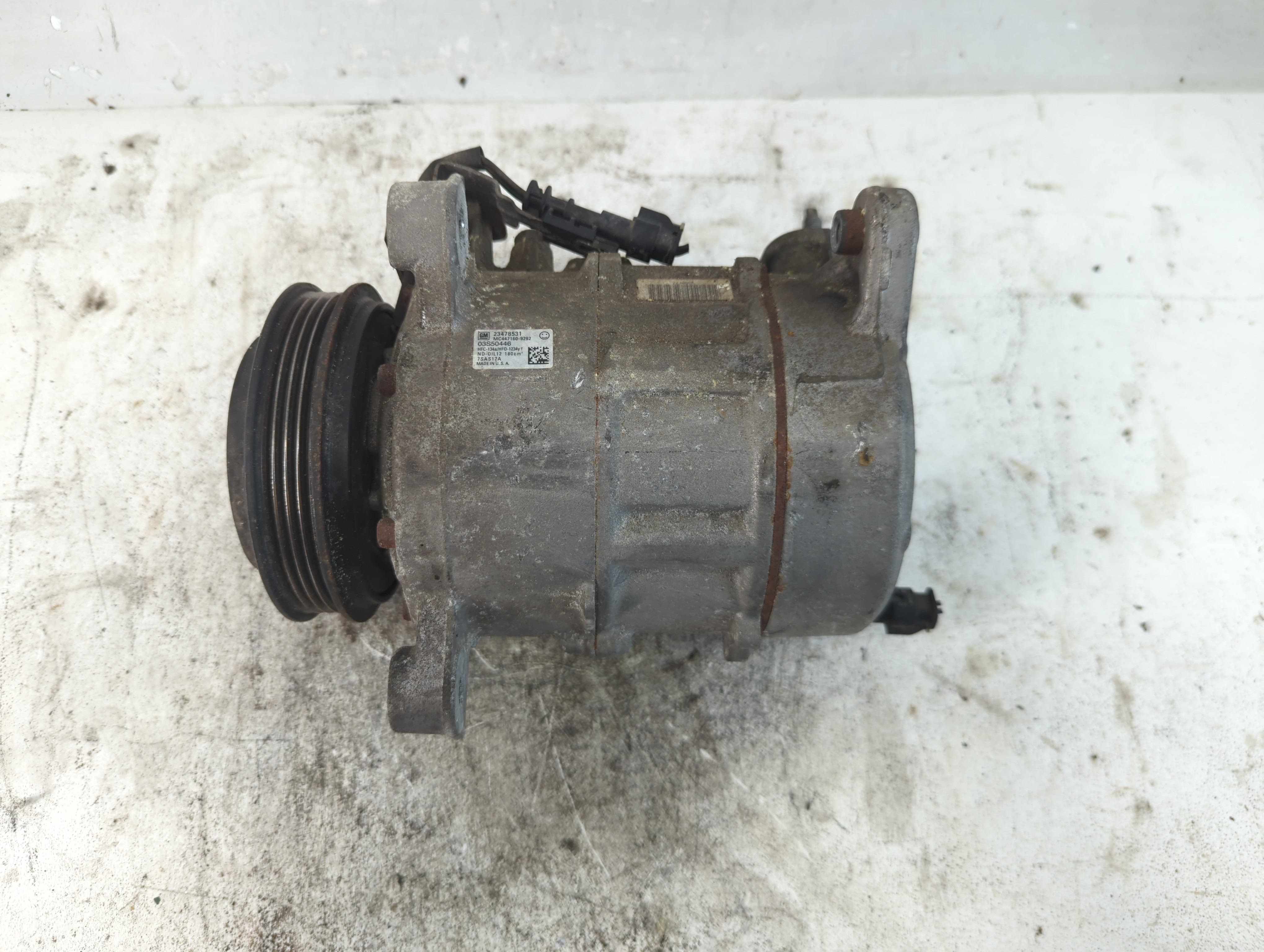 2014-2019 Gmc Sierra 1500 Air Conditioning A/c Ac Compressor Oem 940780 - Oemusedautoparts1.com