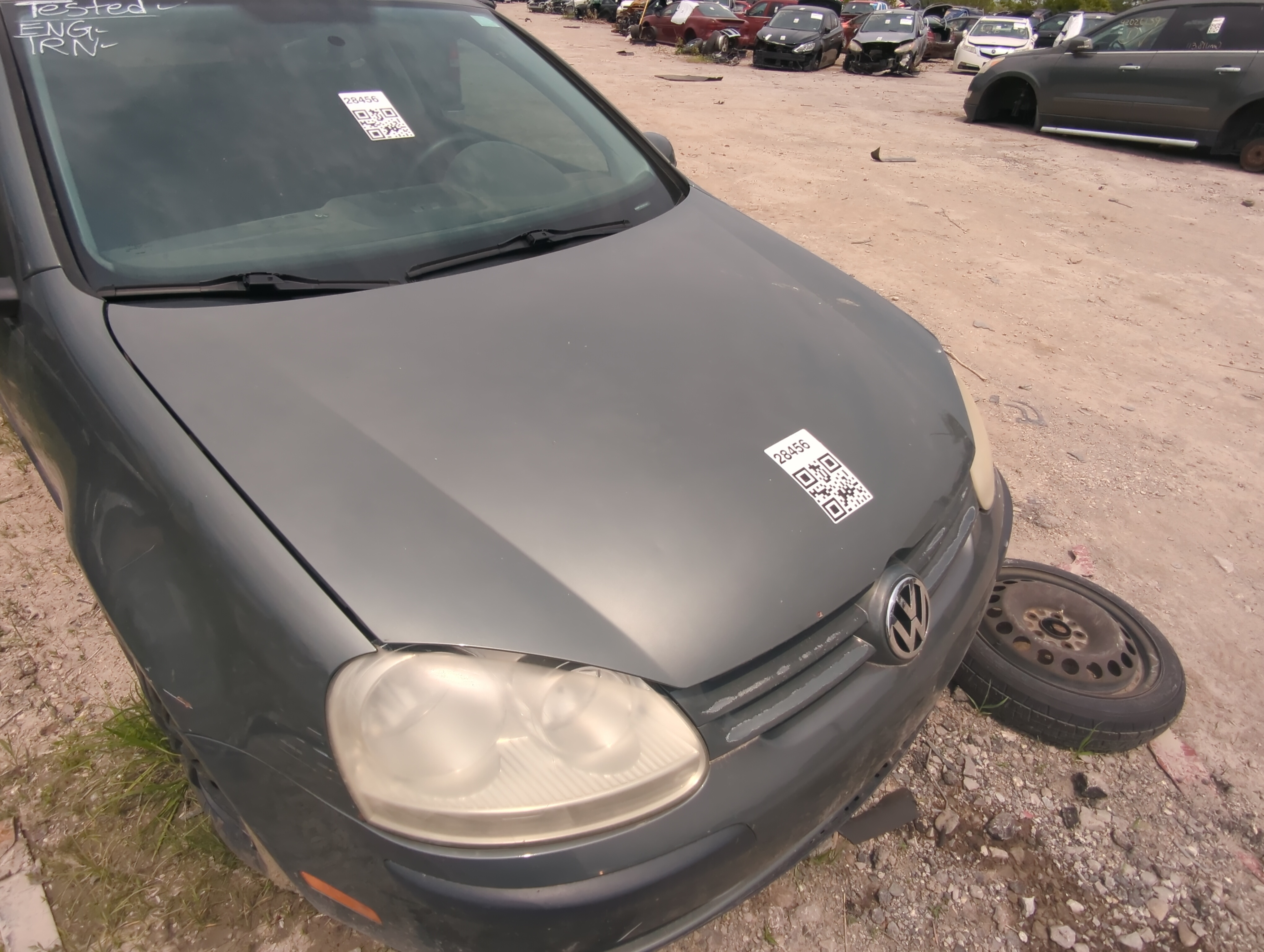 2007 Volkswagen Rabbit Hood Oem 940922 - Oemusedautoparts1.com