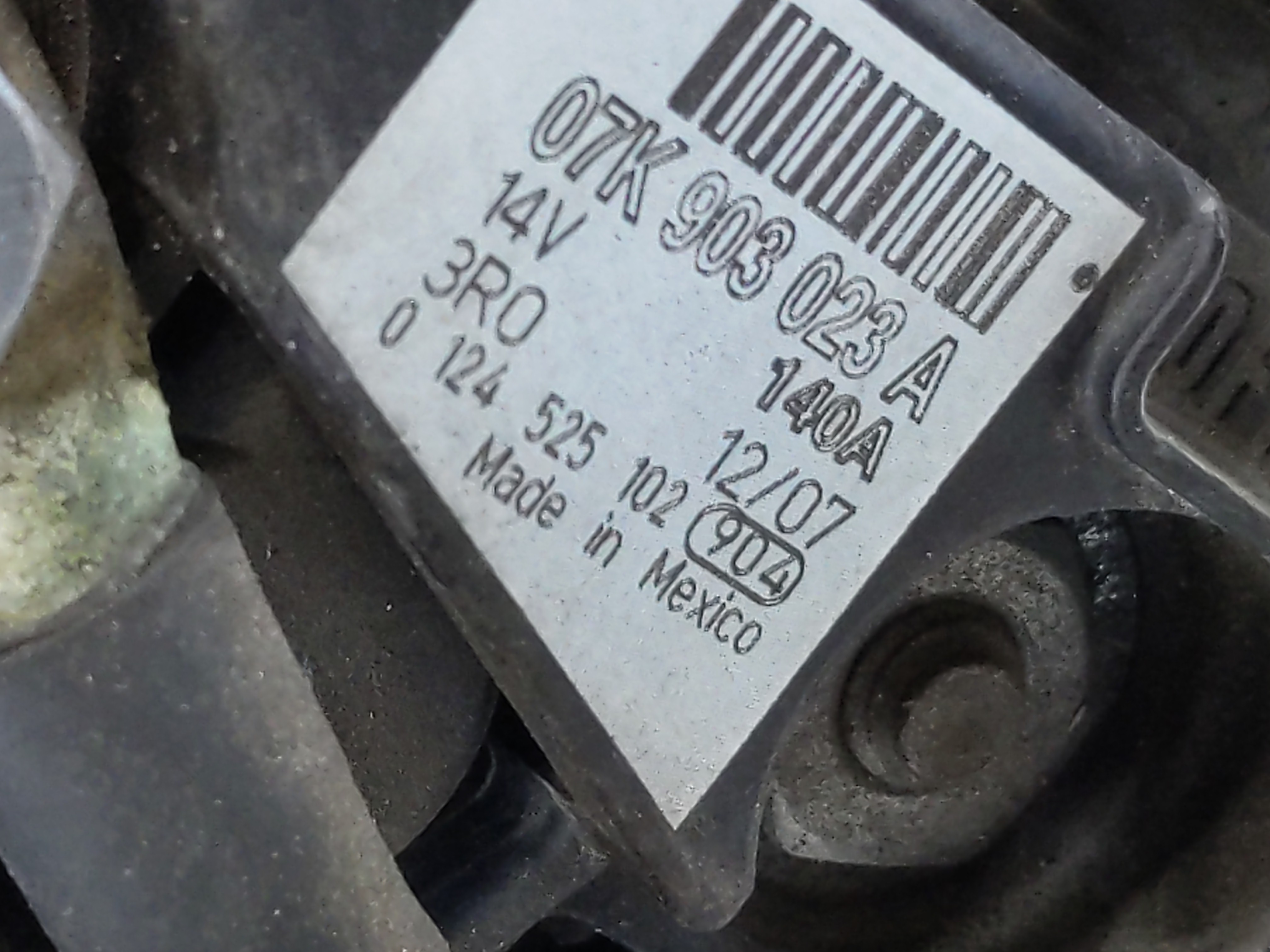 2006 Volkswagen Rabbit Alternator Generator Charging Assembly Engine Oem 941073 - Oemusedautoparts1.com