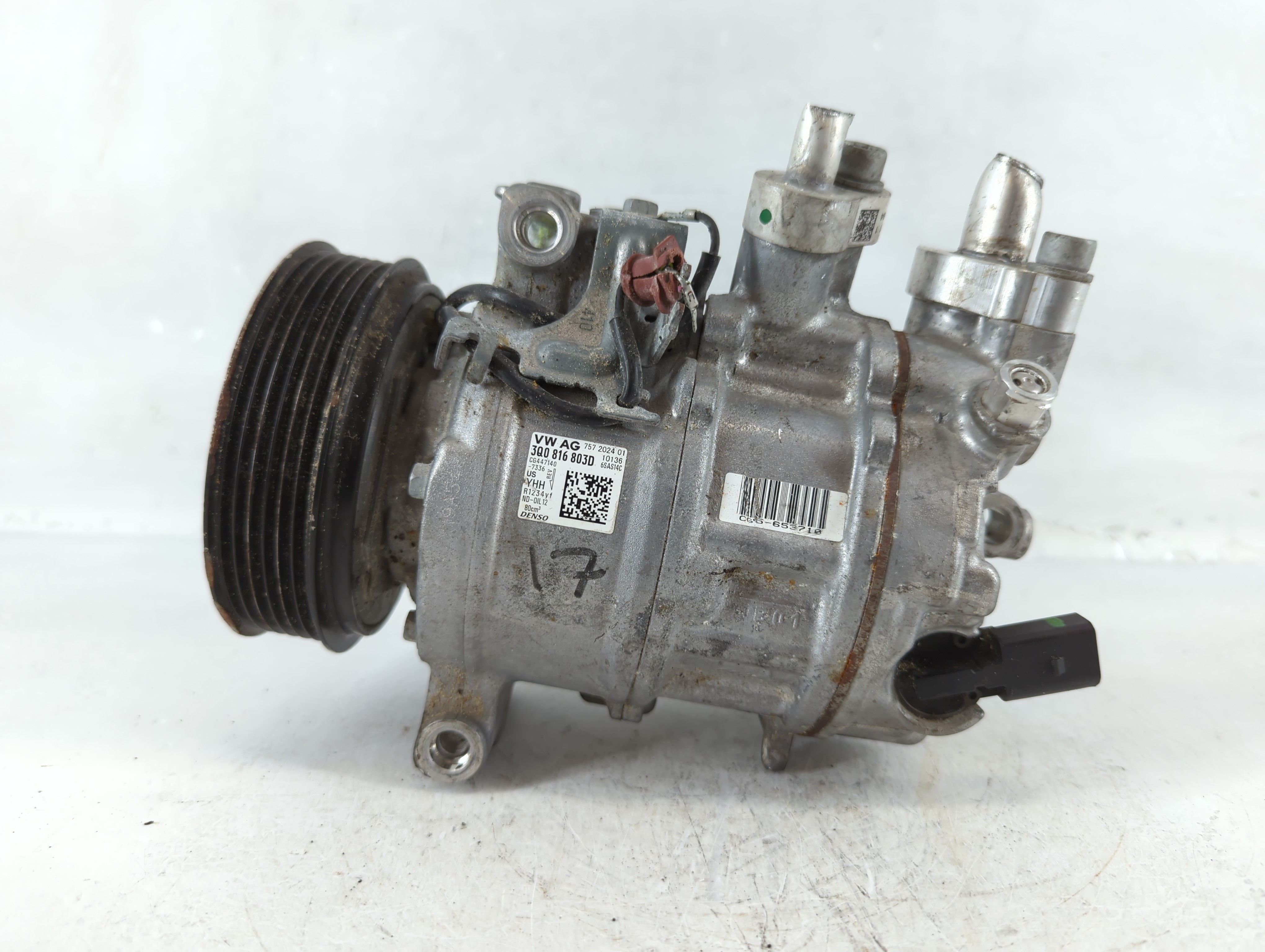 2020-2021 Volkswagen Jetta Air Conditioning A/c Ac Compressor Oem 941523 - Oemusedautoparts1.com